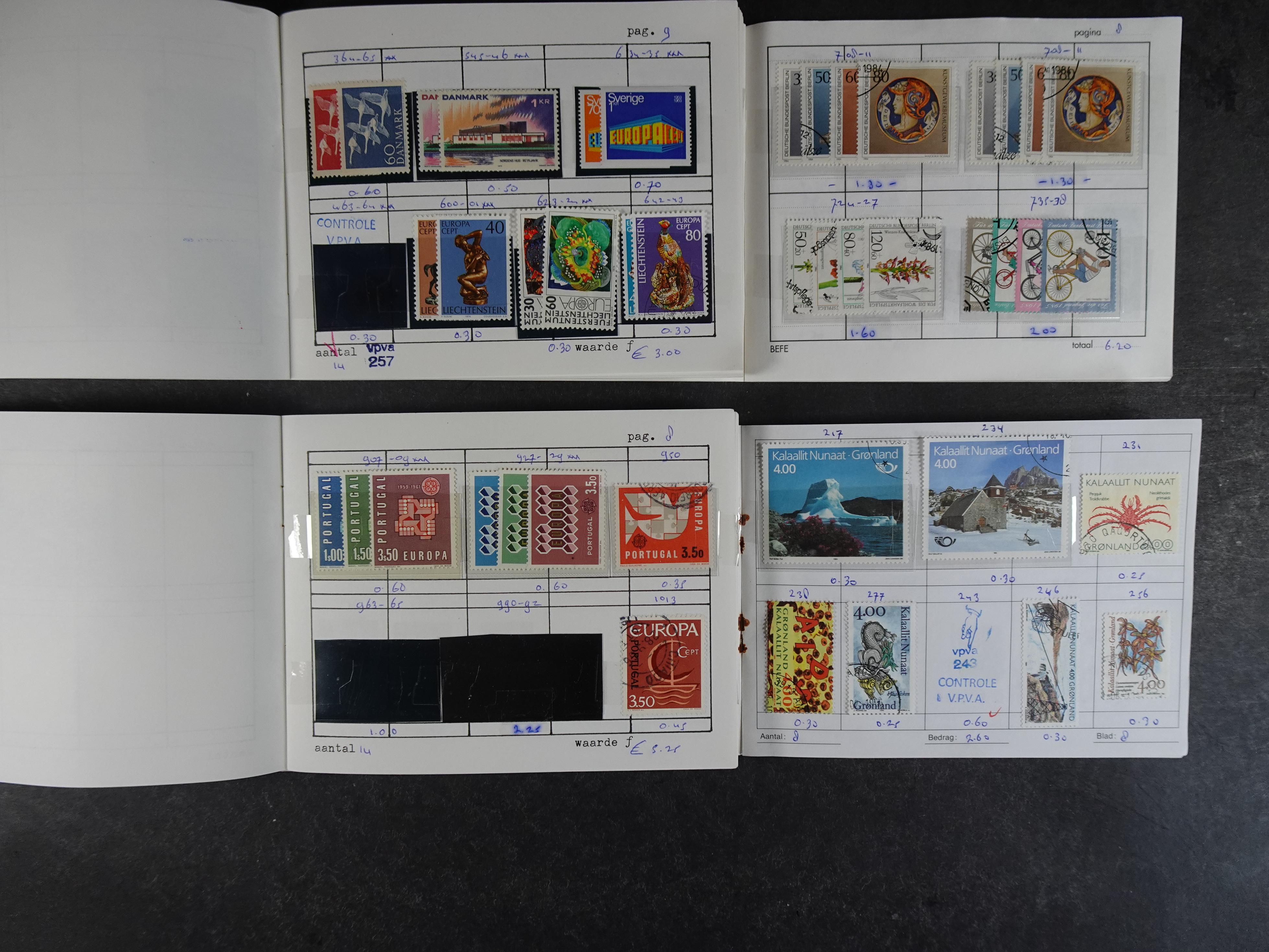 Mooie partij rondzendboekjes enorme restwaarde leuk voor weder verkoper.  8