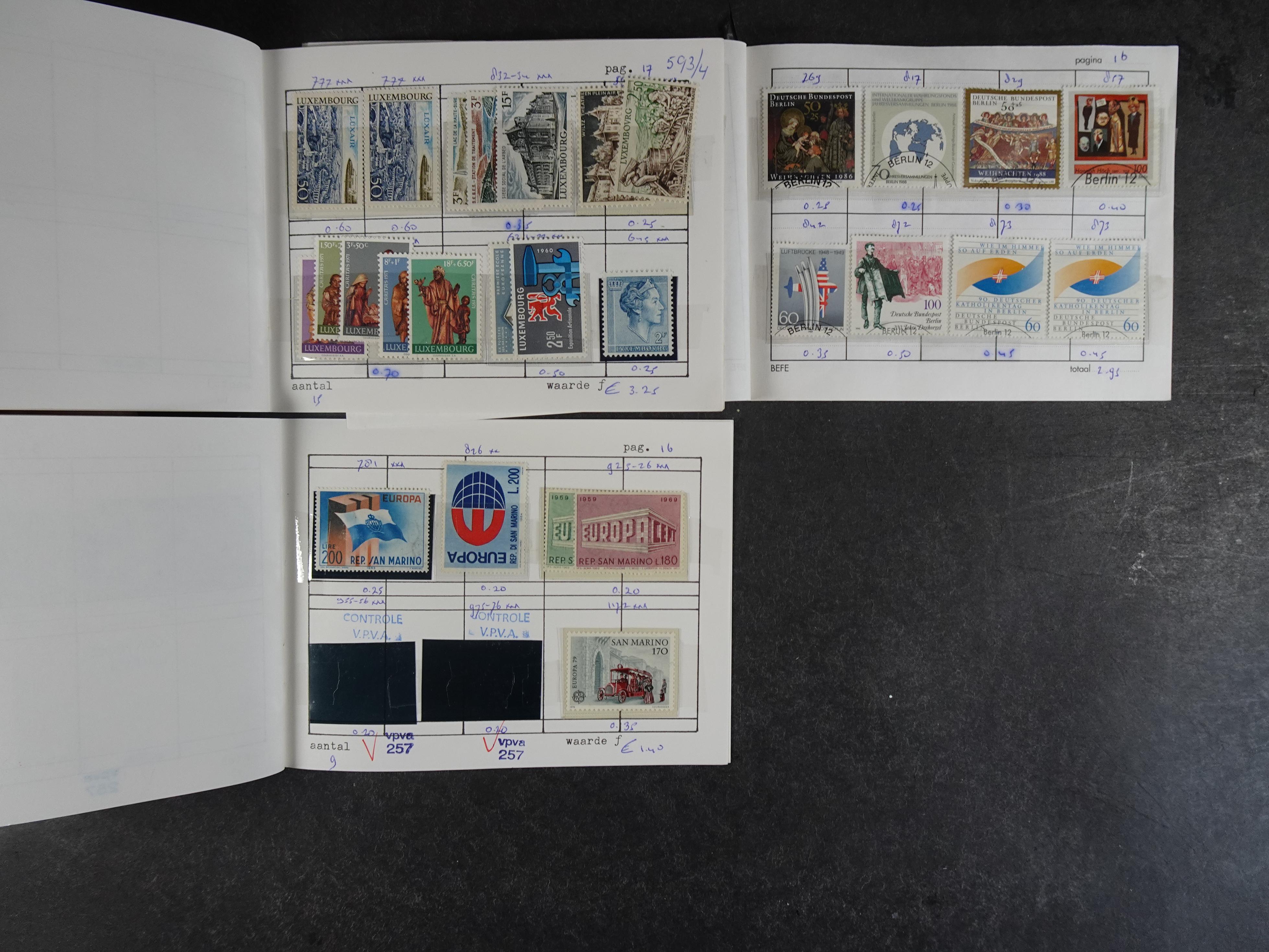 Mooie partij rondzendboekjes enorme restwaarde leuk voor weder verkoper.  16