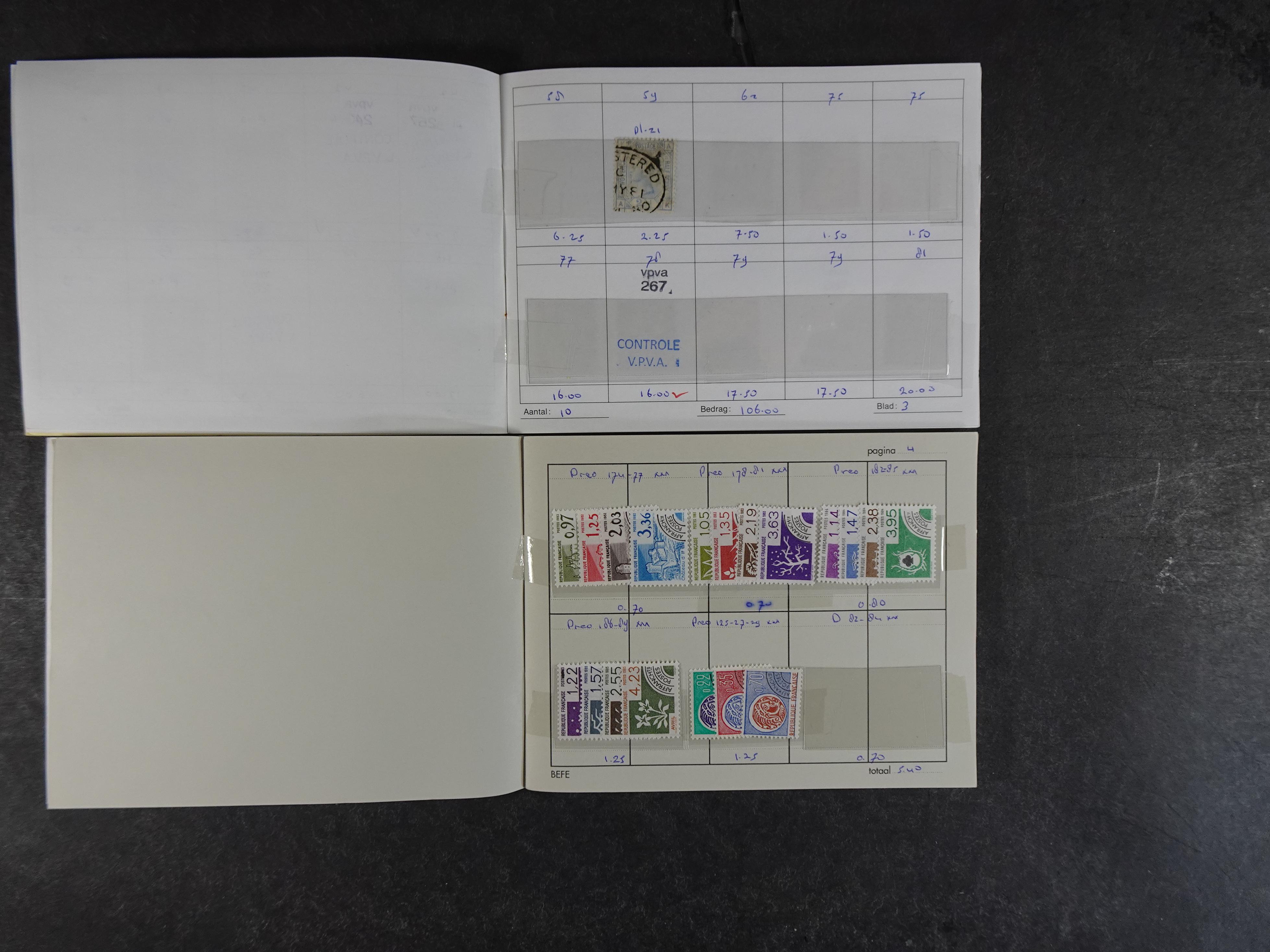 Mooie partij rondzendboekjes enorme restwaarde leuk voor weder verkoper.  23