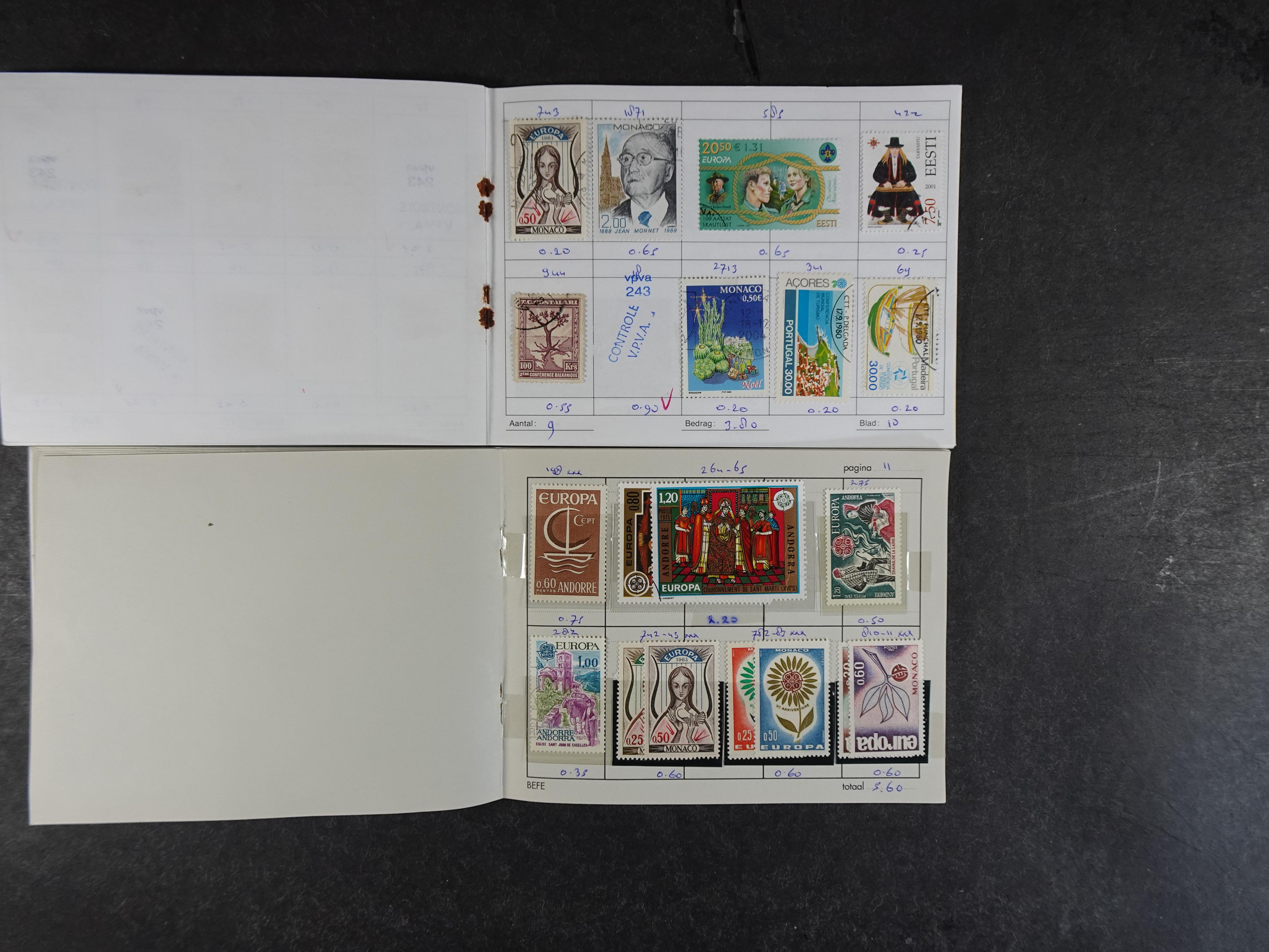 Mooie partij rondzendboekjes enorme restwaarde leuk voor weder verkoper.  30