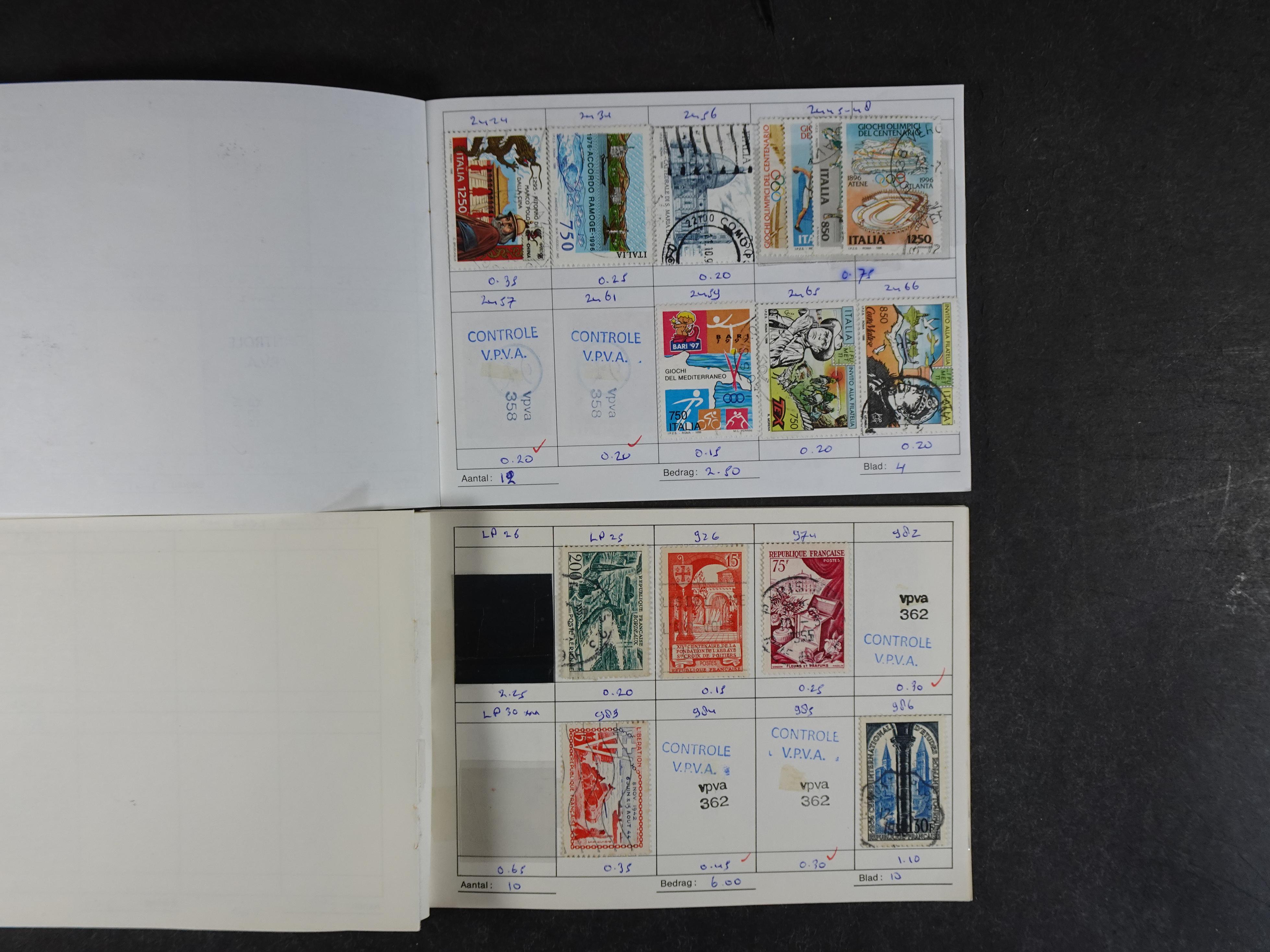 Mooie partij rondzendboekjes enorme restwaarde leuk voor weder verkoper.  43