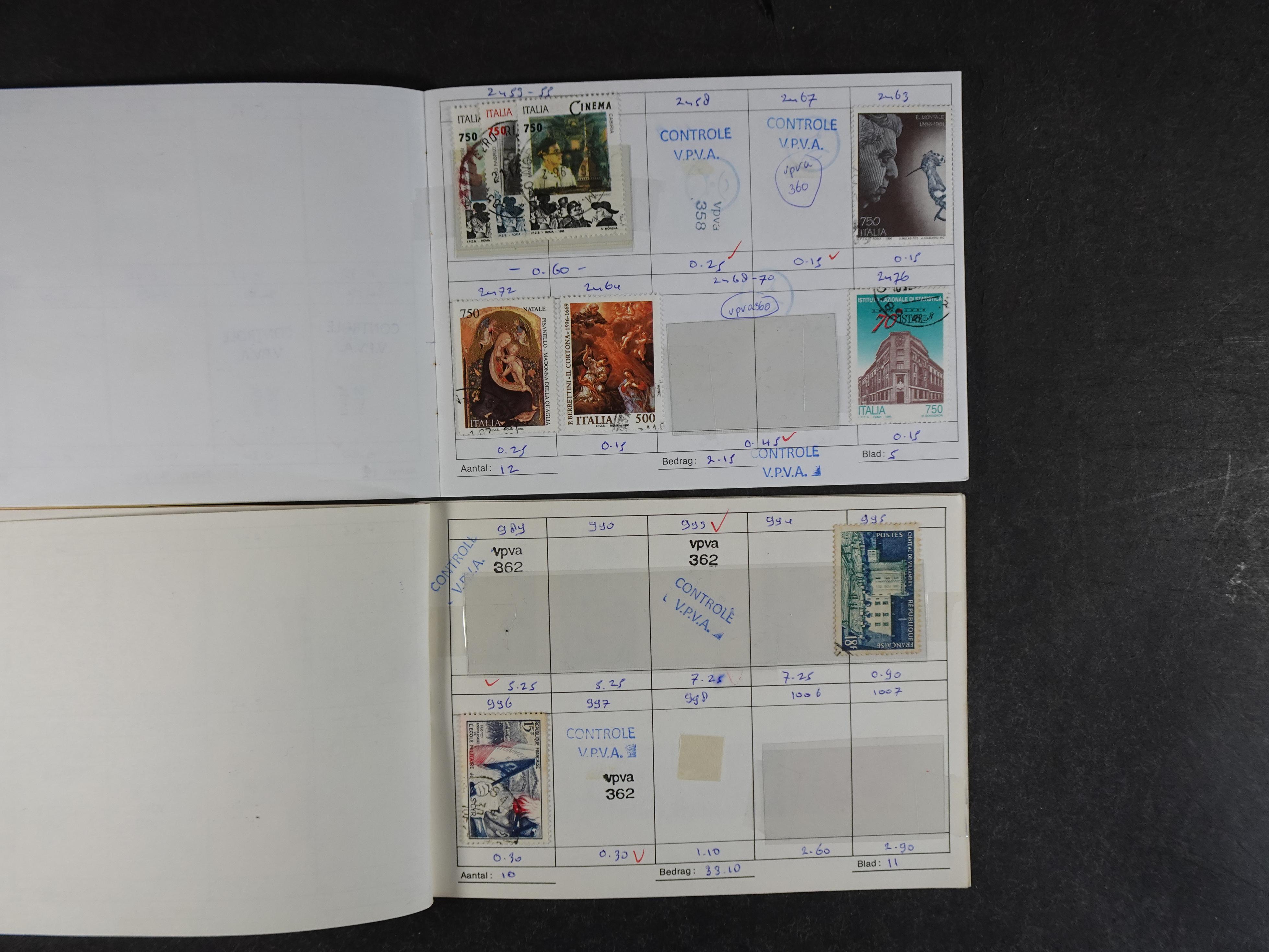 Mooie partij rondzendboekjes enorme restwaarde leuk voor weder verkoper.  44