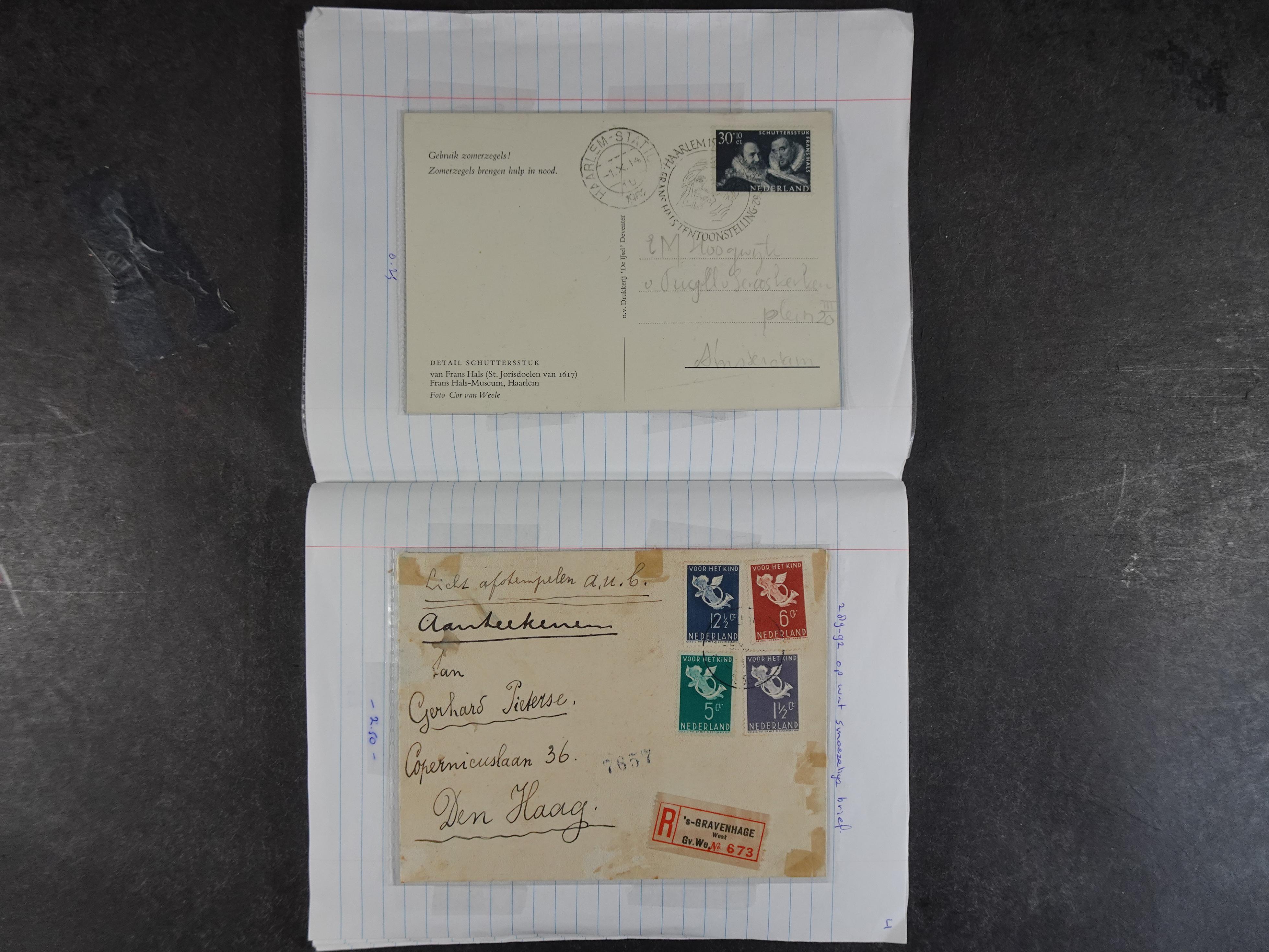 Mooie partij rondzendboekjes enorme restwaarde leuk voor weder verkoper.  75