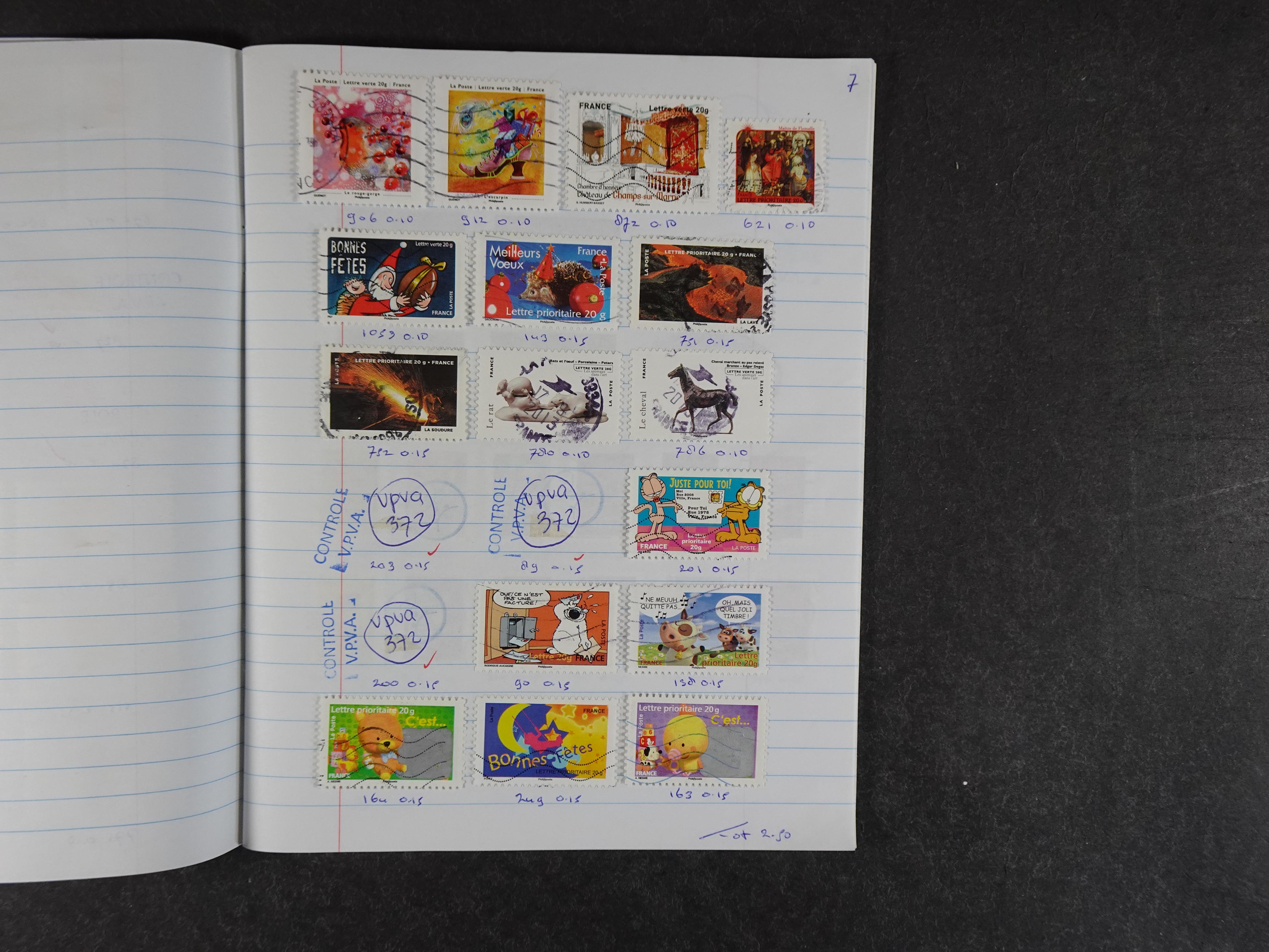 Mooie partij rondzendboekjes enorme restwaarde leuk voor weder verkoper.  92