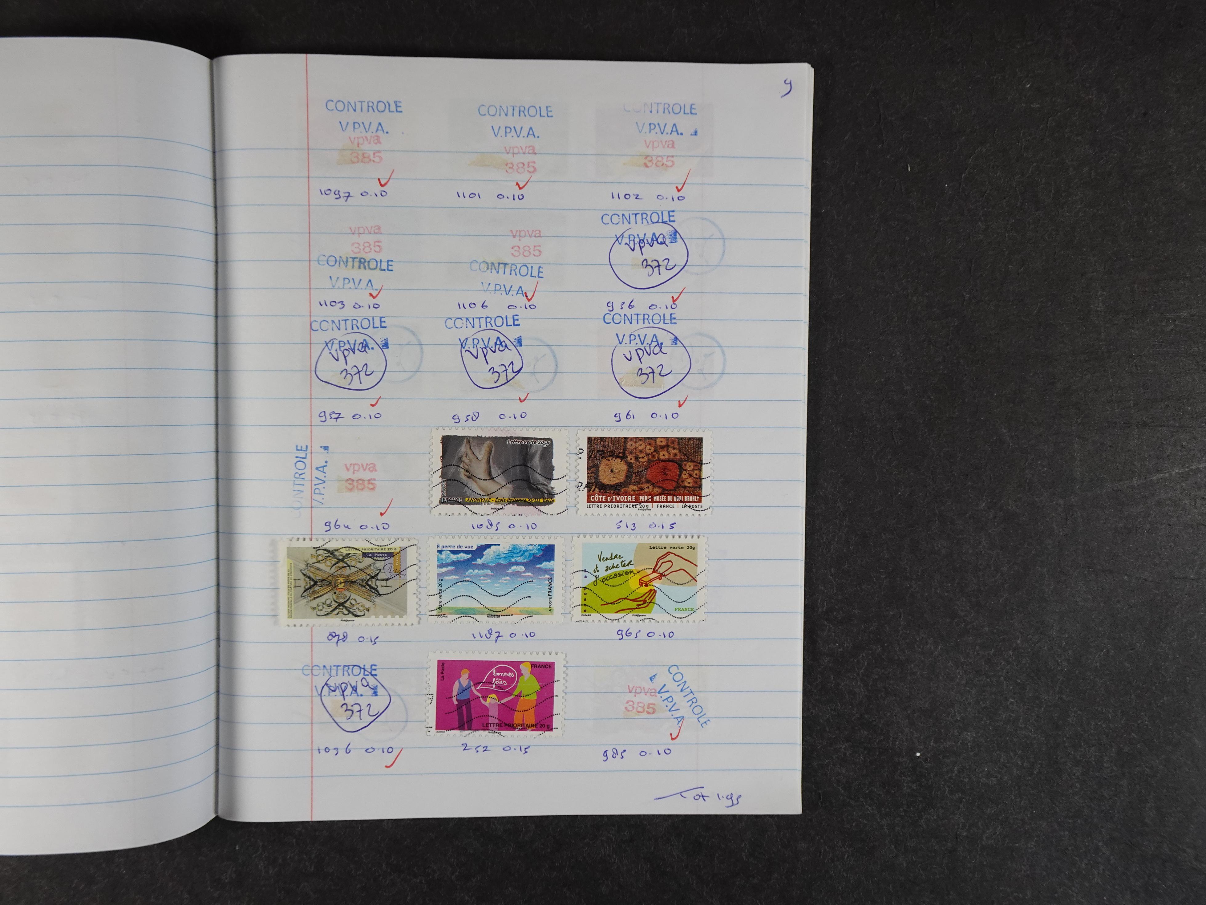 Mooie partij rondzendboekjes enorme restwaarde leuk voor weder verkoper.  94