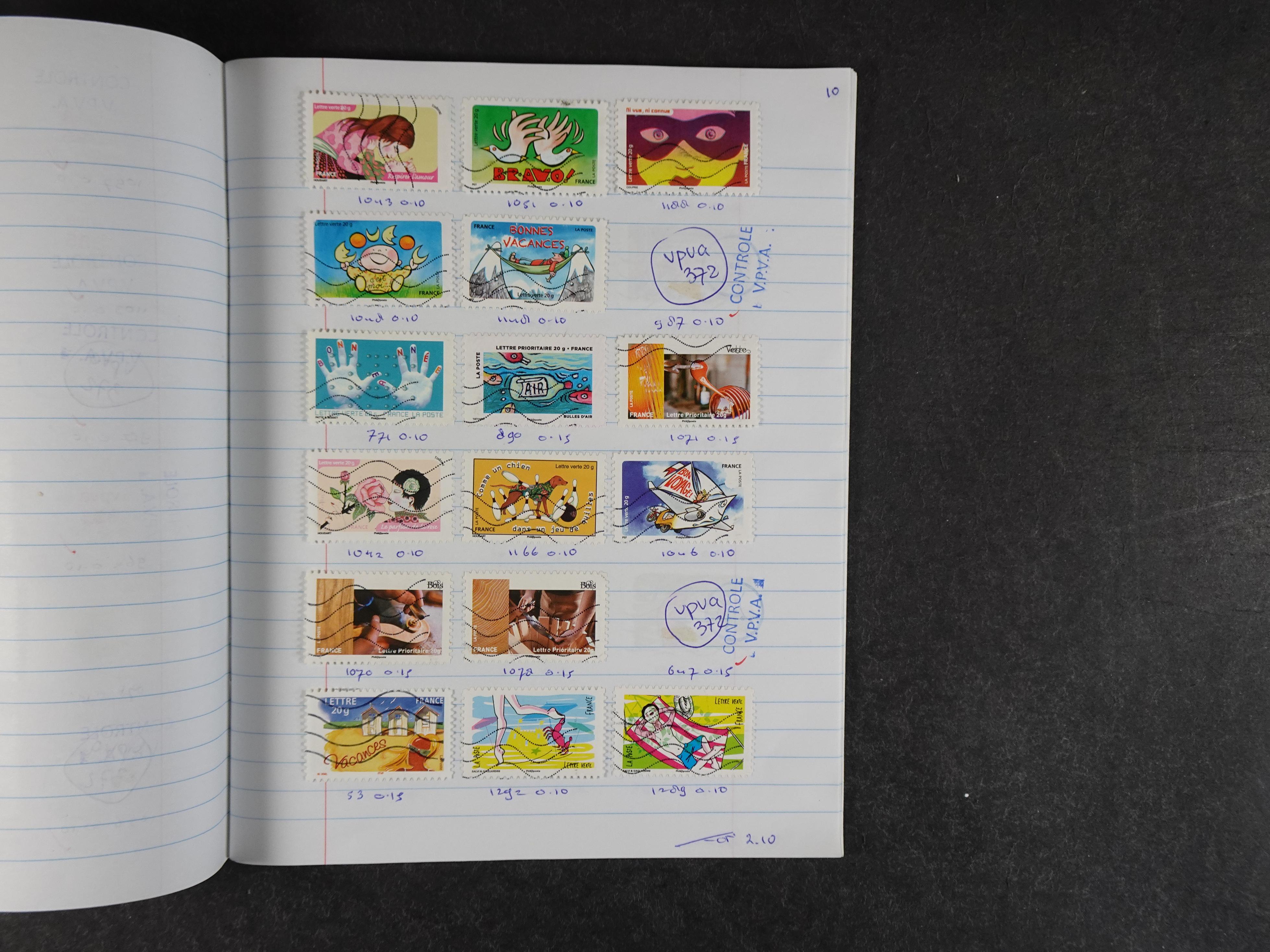 Mooie partij rondzendboekjes enorme restwaarde leuk voor weder verkoper.  95