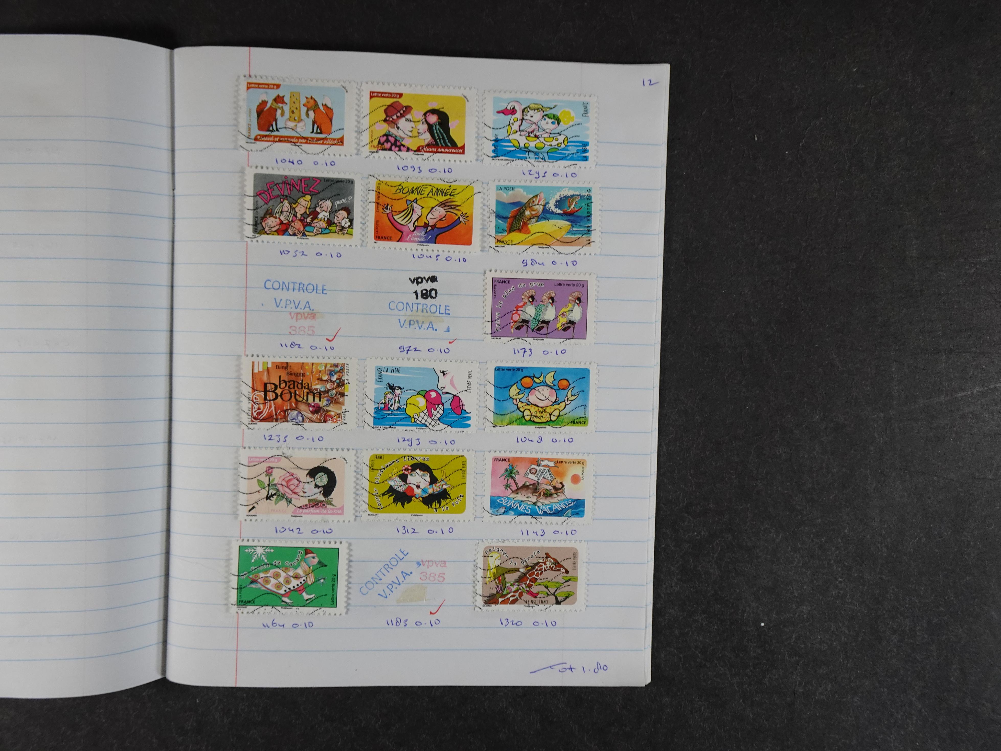 Mooie partij rondzendboekjes enorme restwaarde leuk voor weder verkoper.  97