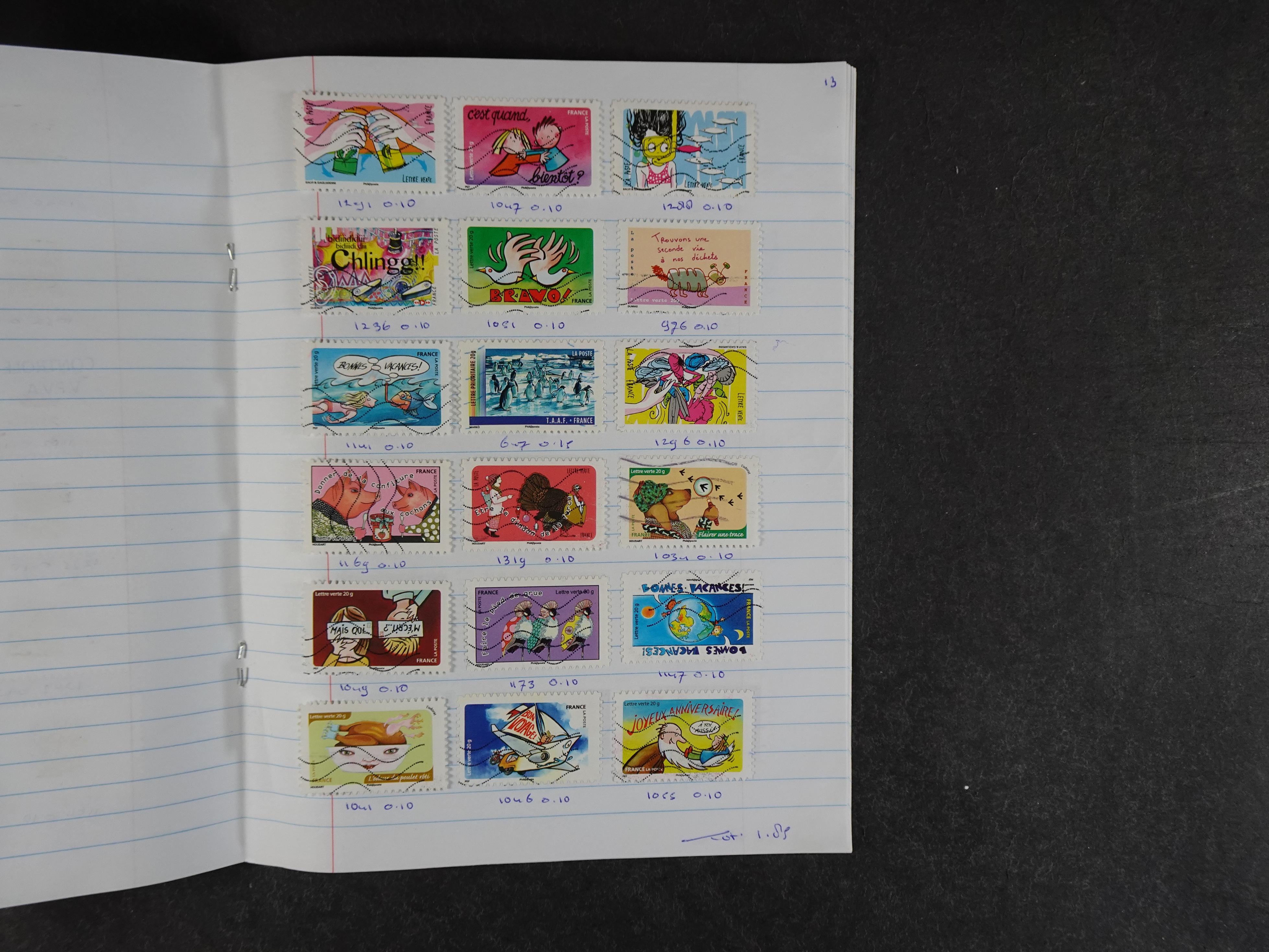 Mooie partij rondzendboekjes enorme restwaarde leuk voor weder verkoper.  98