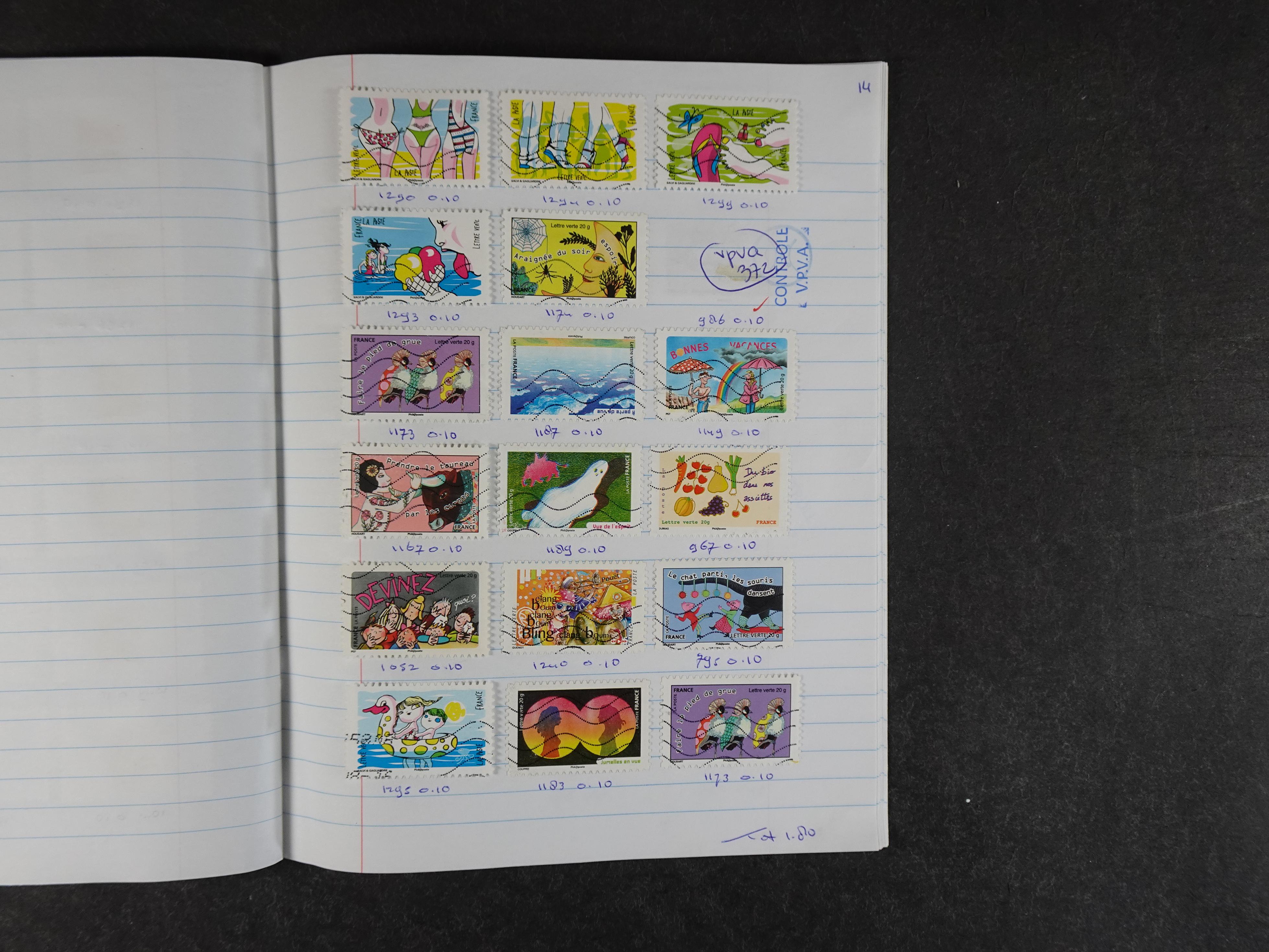 Mooie partij rondzendboekjes enorme restwaarde leuk voor weder verkoper.  99