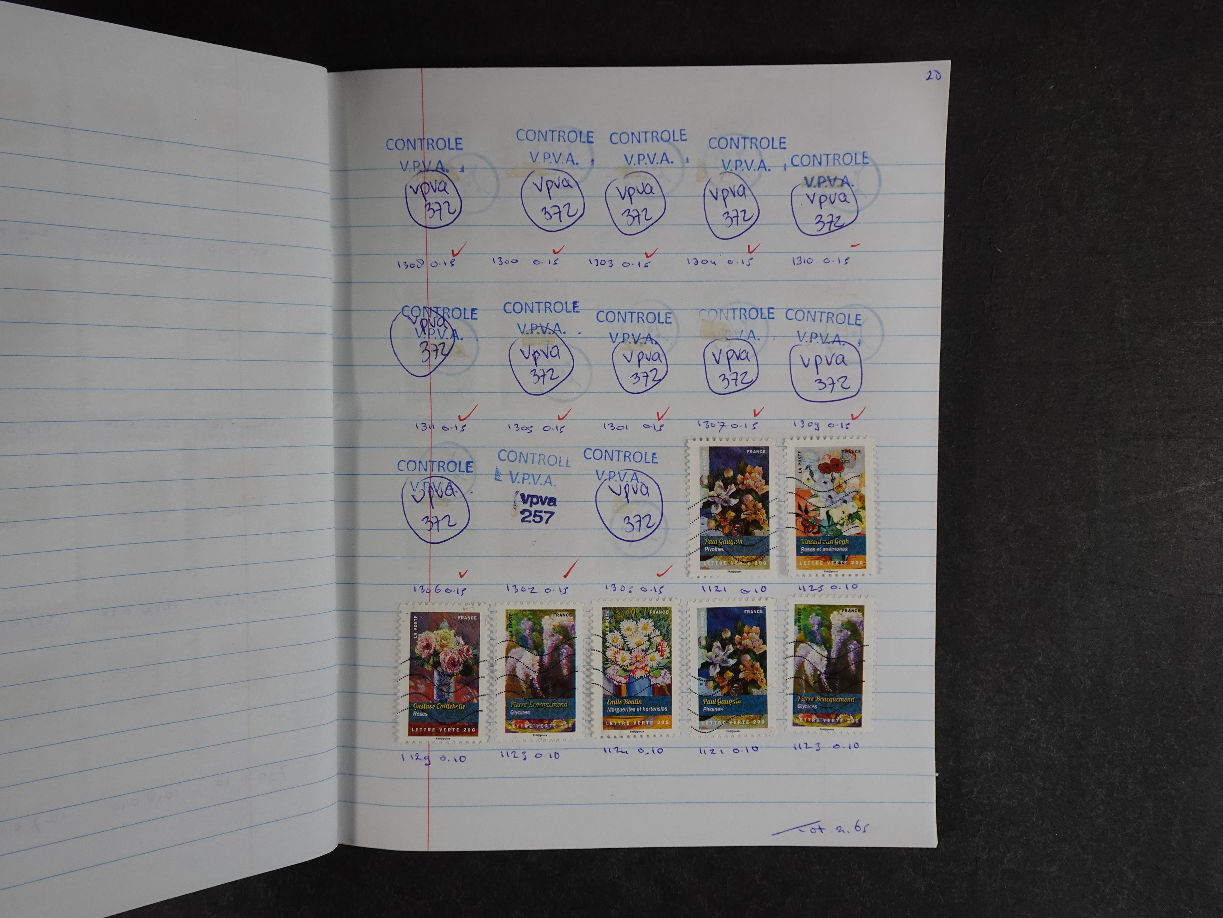 Mooie partij rondzendboekjes enorme restwaarde leuk voor weder verkoper.  103