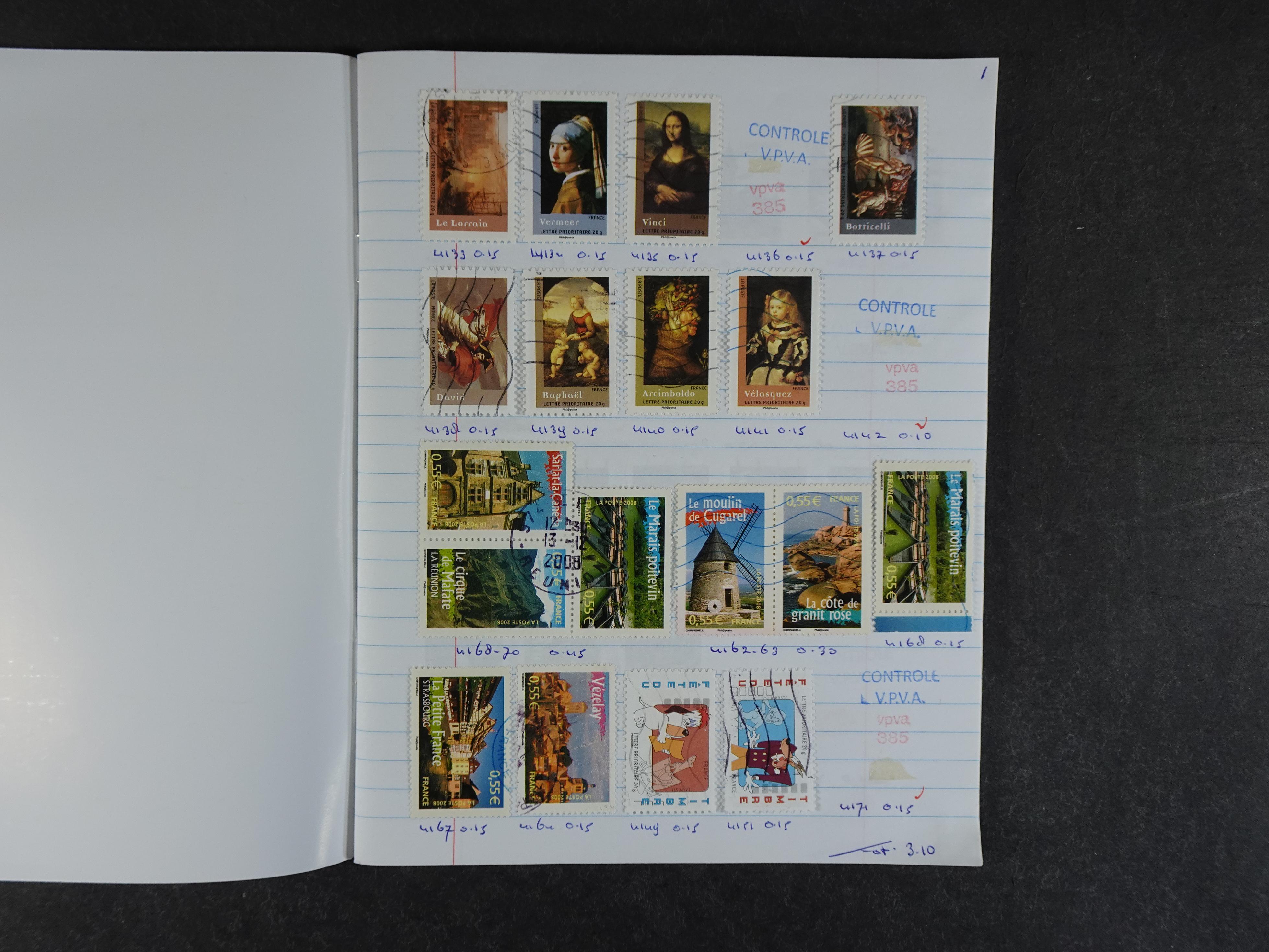 Mooie partij rondzendboekjes enorme restwaarde leuk voor weder verkoper.  107