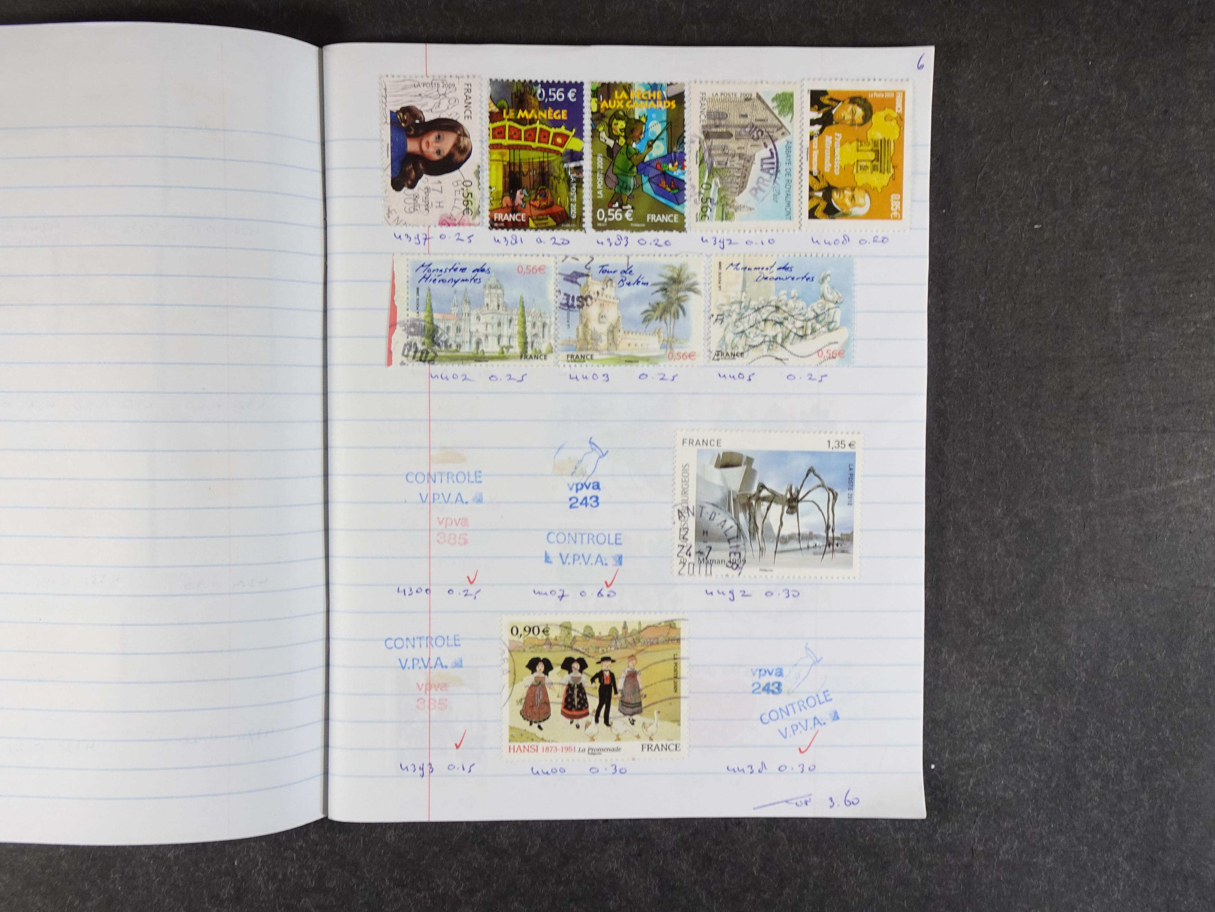 Mooie partij rondzendboekjes enorme restwaarde leuk voor weder verkoper.  112