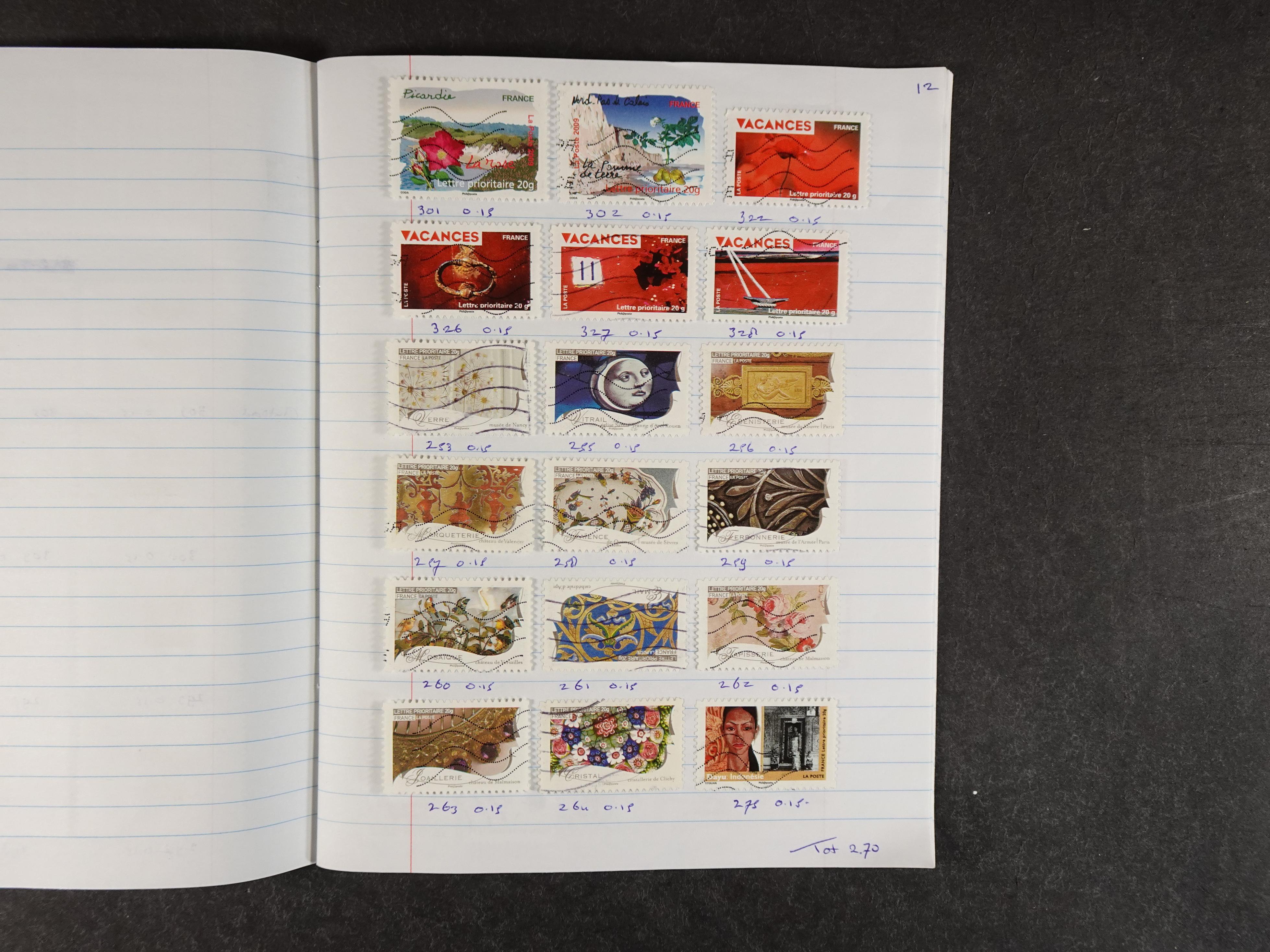 Mooie partij rondzendboekjes enorme restwaarde leuk voor weder verkoper.  118