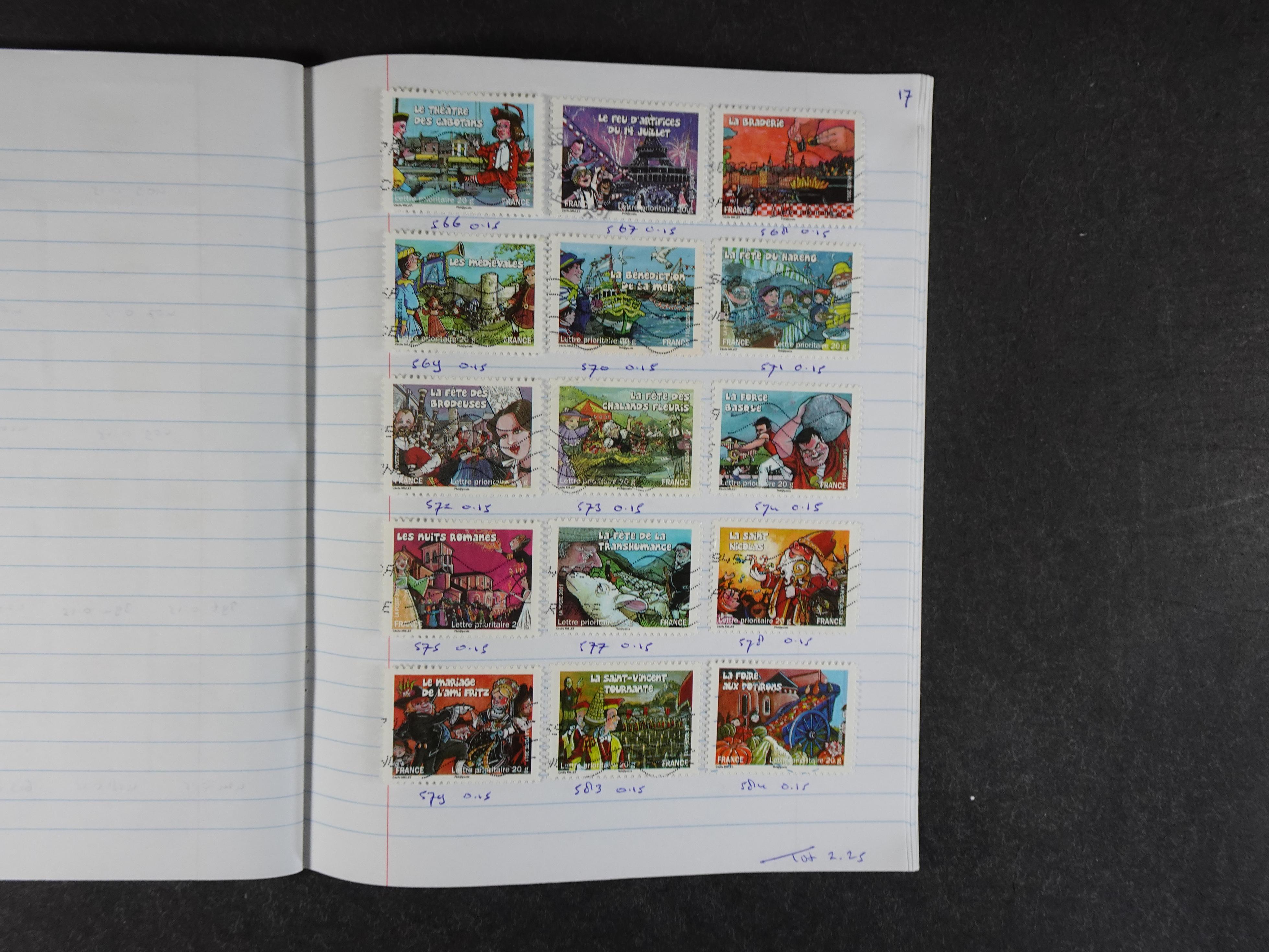 Mooie partij rondzendboekjes enorme restwaarde leuk voor weder verkoper.  123