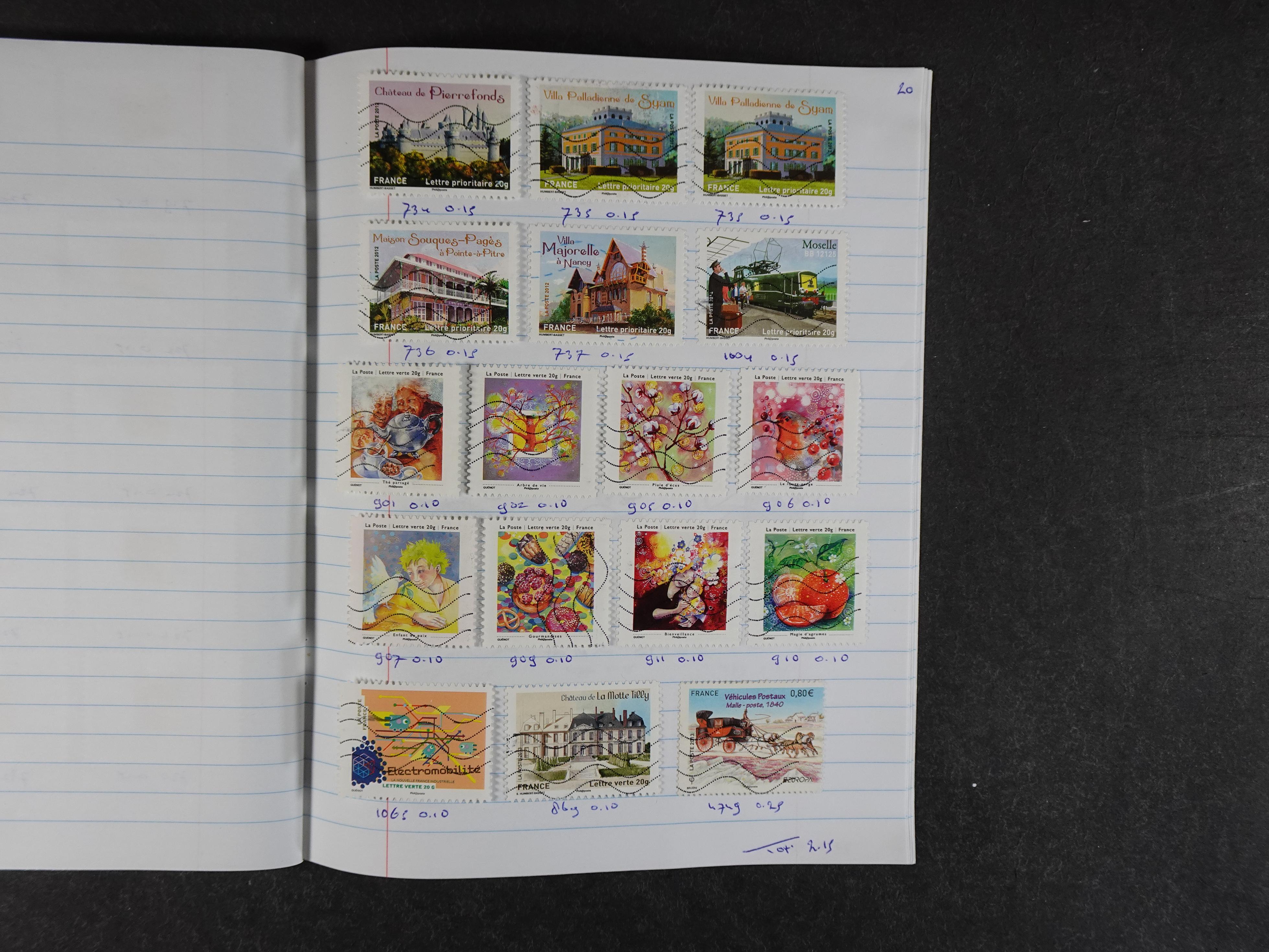 Mooie partij rondzendboekjes enorme restwaarde leuk voor weder verkoper.  126