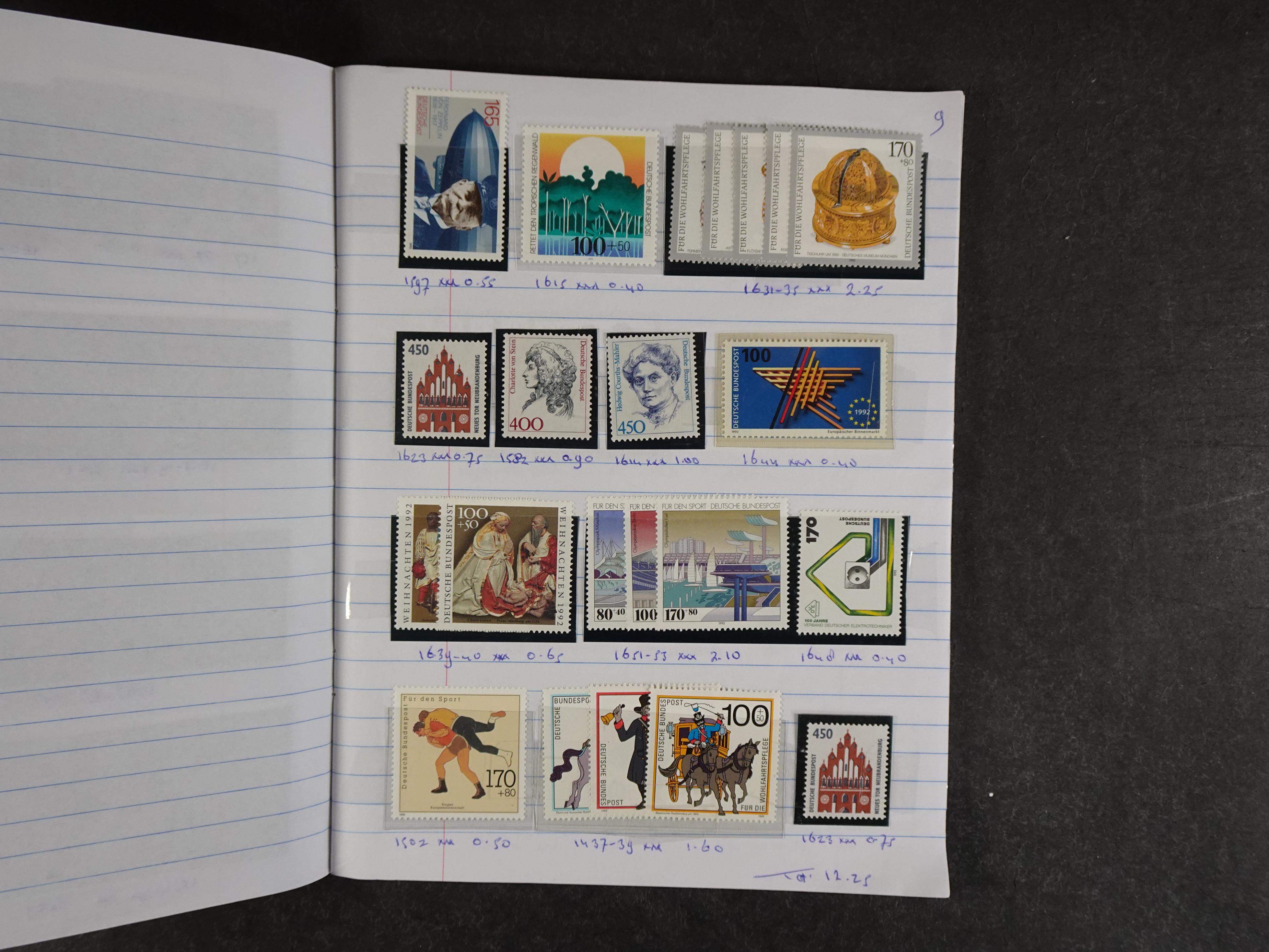 Mooie partij rondzendboekjes enorme restwaarde leuk voor weder verkoper.  148