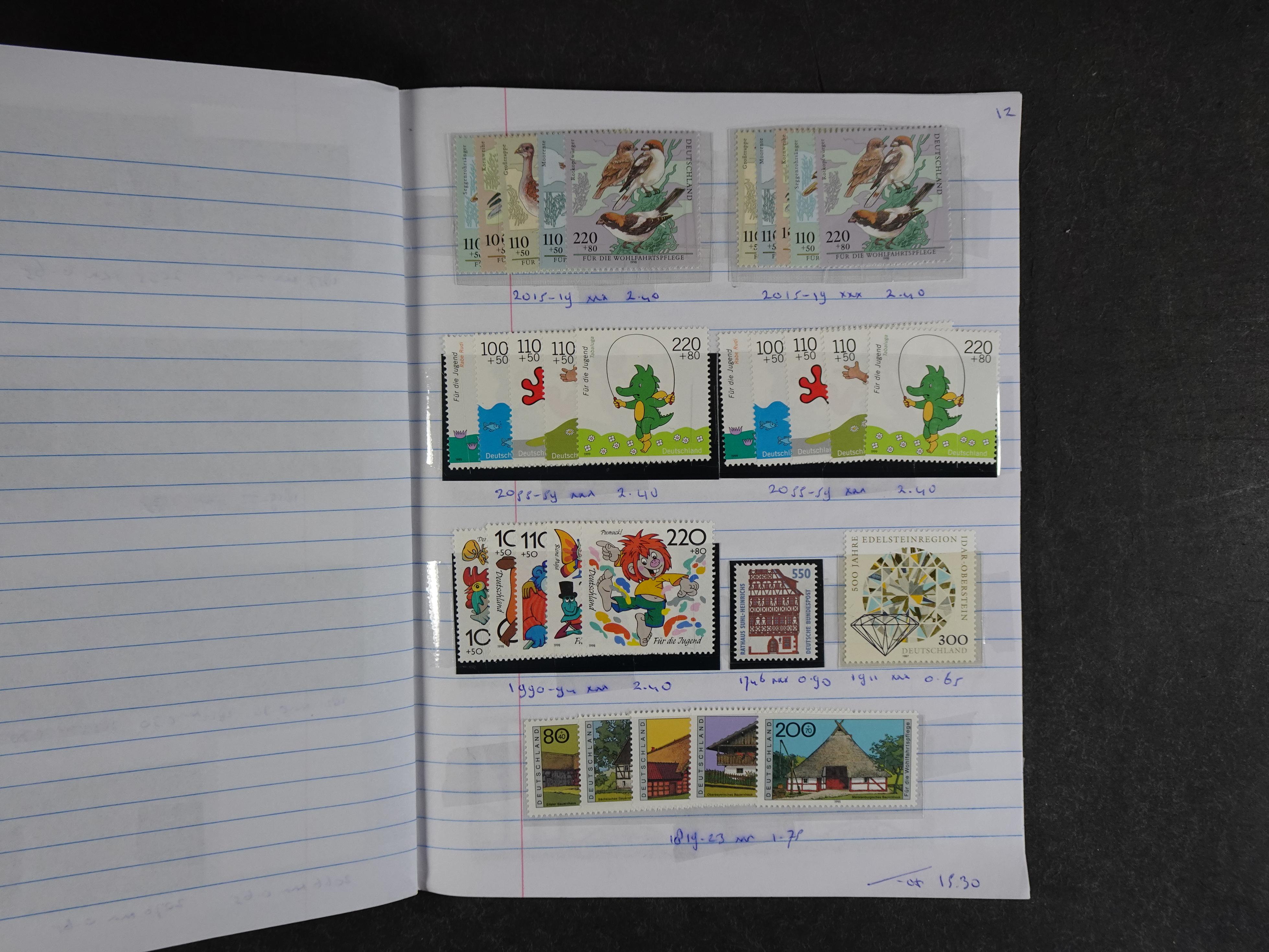 Mooie partij rondzendboekjes enorme restwaarde leuk voor weder verkoper.  151