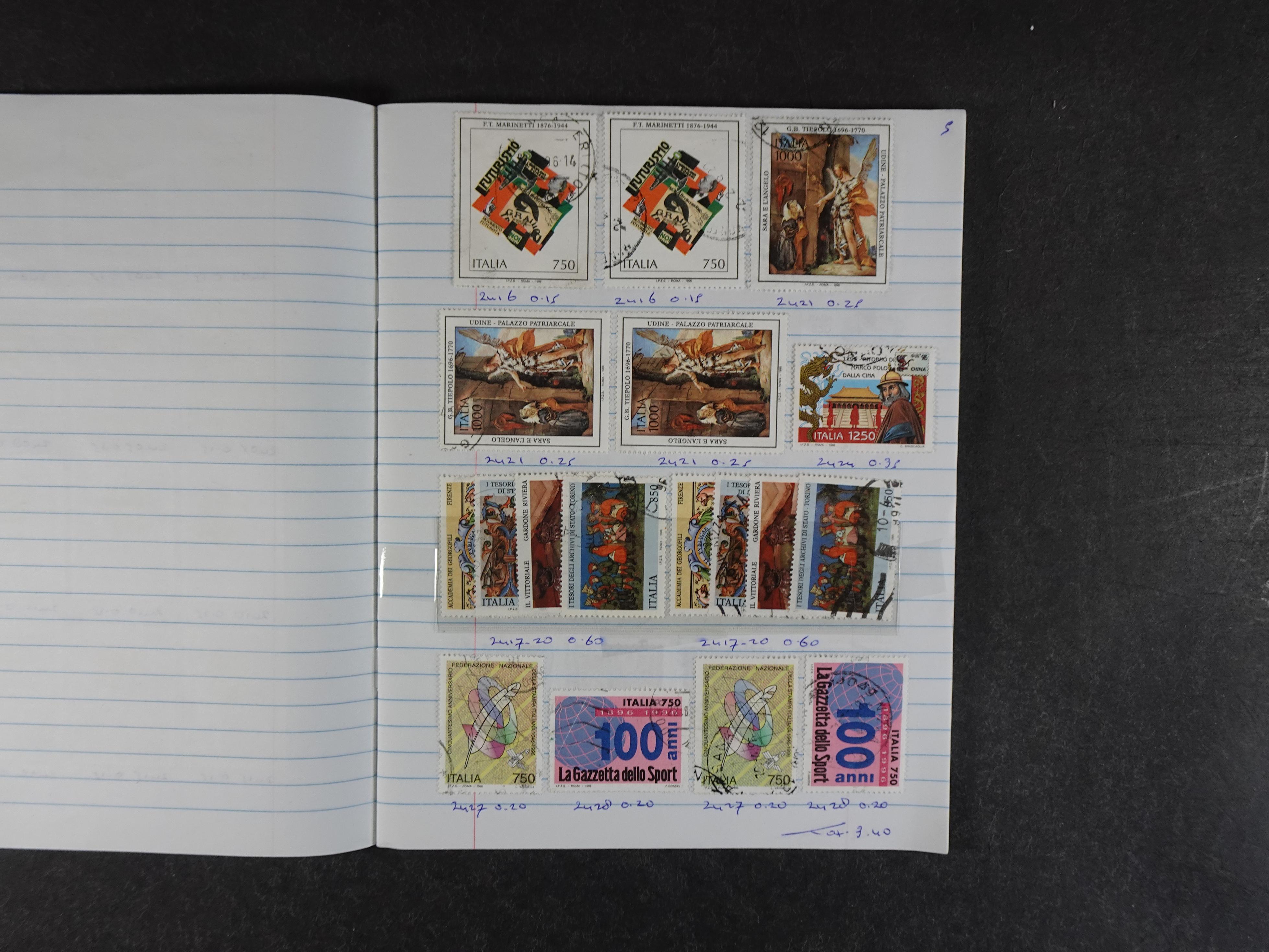 Mooie partij rondzendboekjes enorme restwaarde leuk voor weder verkoper.  179