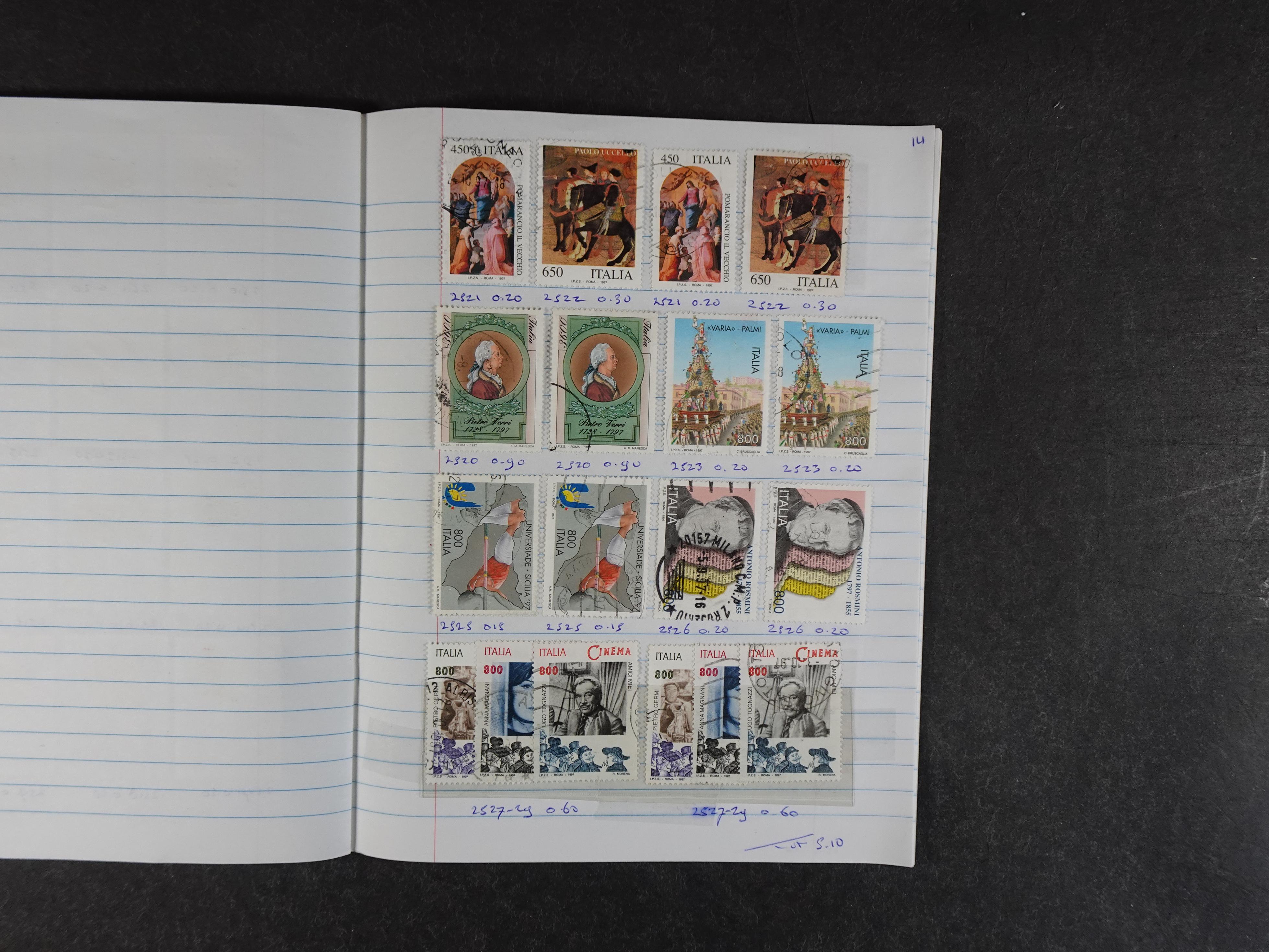 Mooie partij rondzendboekjes enorme restwaarde leuk voor weder verkoper.  188