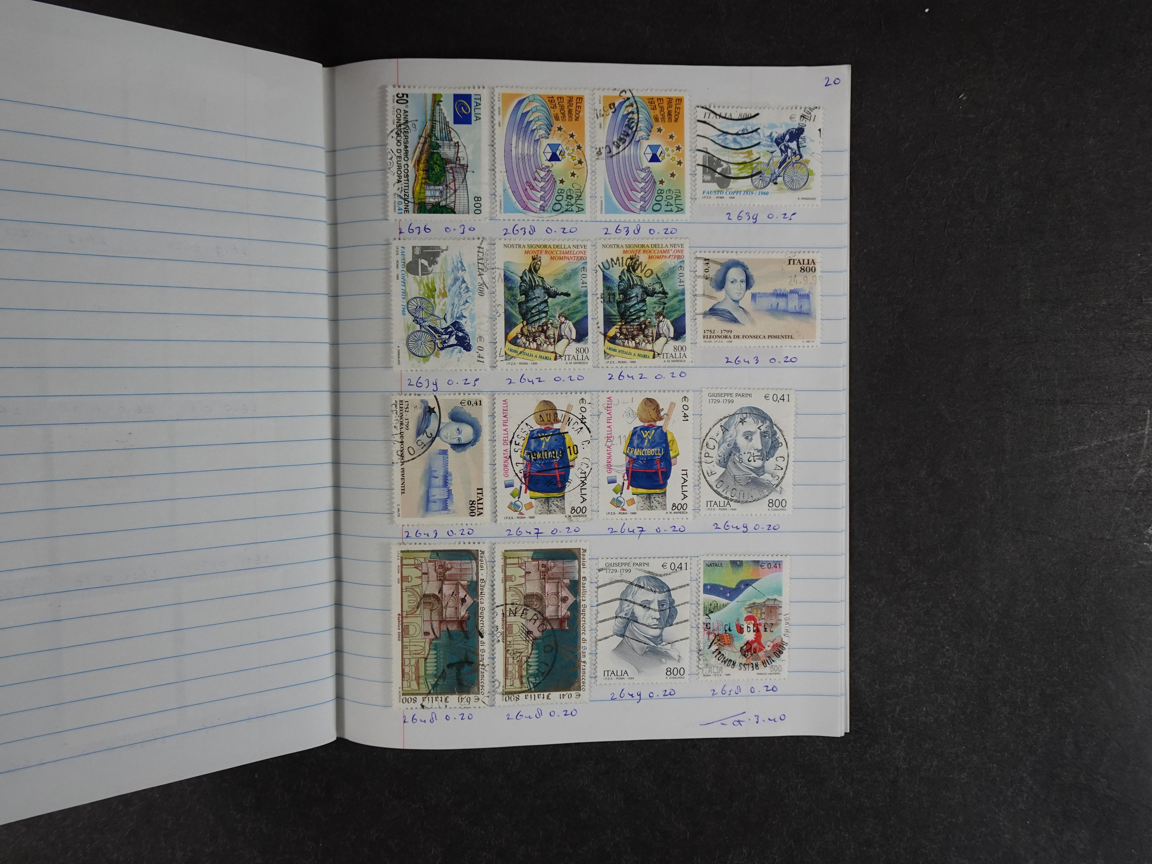 Mooie partij rondzendboekjes enorme restwaarde leuk voor weder verkoper.  194