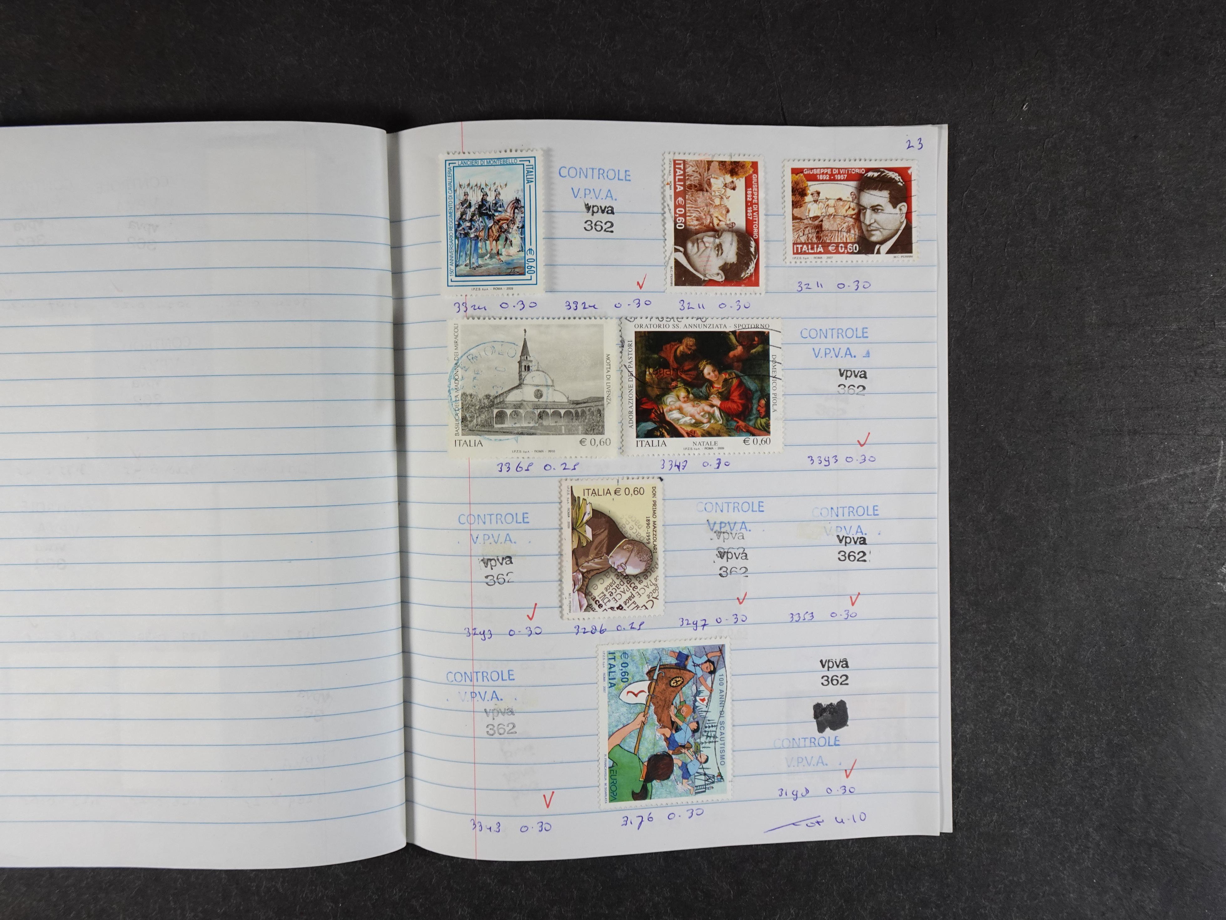 Mooie partij rondzendboekjes enorme restwaarde leuk voor weder verkoper.  197