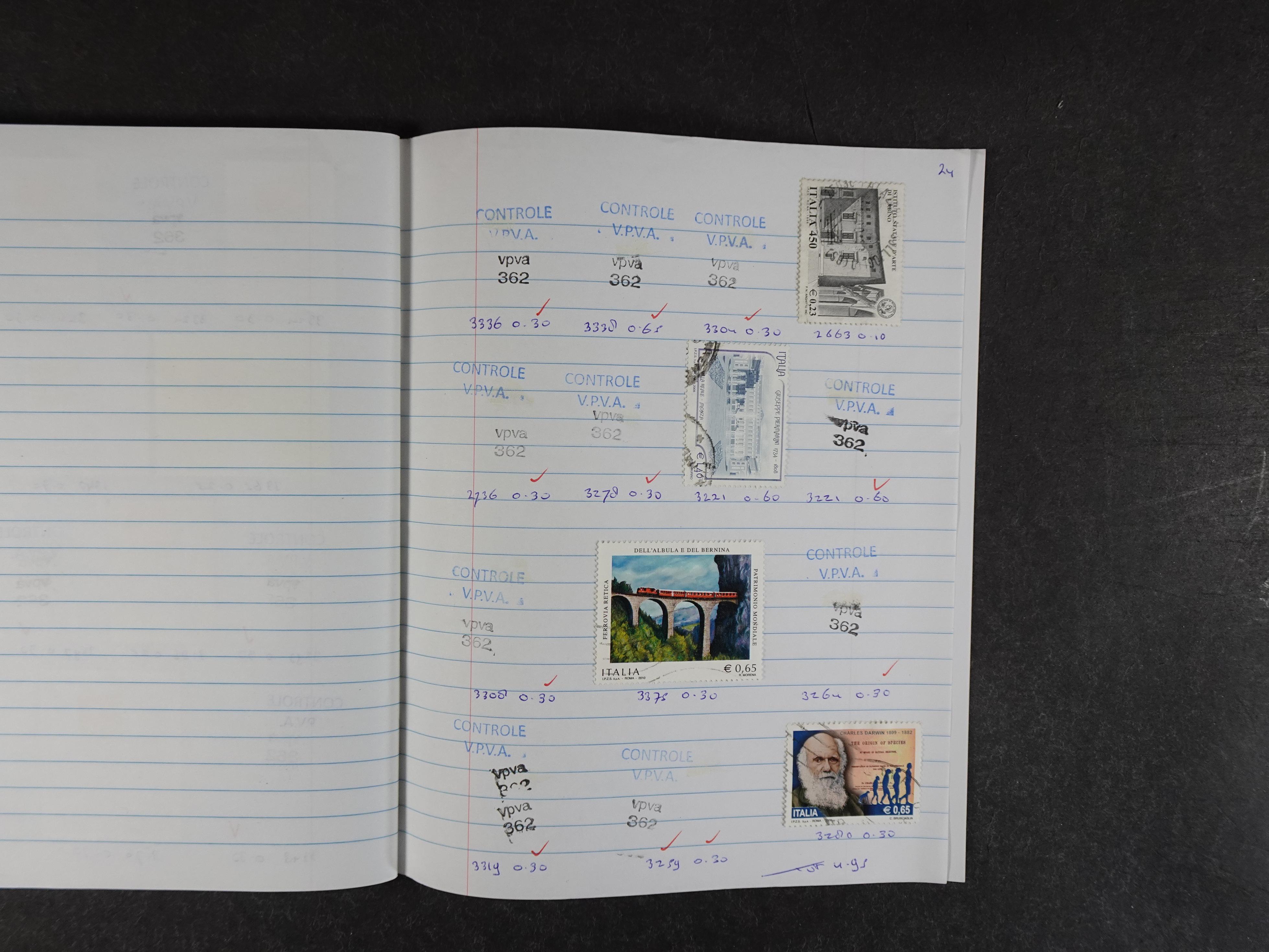 Mooie partij rondzendboekjes enorme restwaarde leuk voor weder verkoper.  198