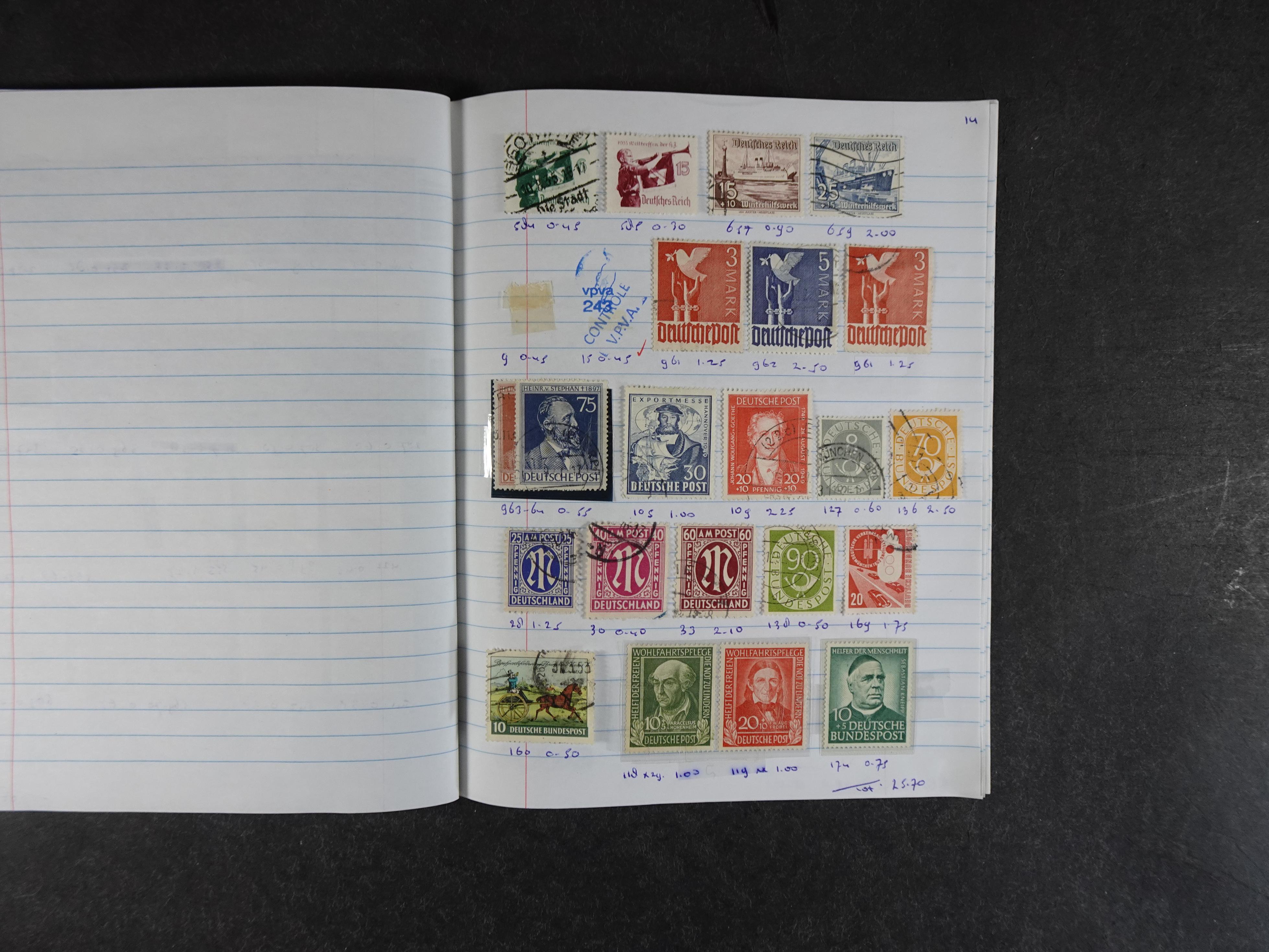 Mooie partij rondzendboekjes enorme restwaarde leuk voor weder verkoper.  229