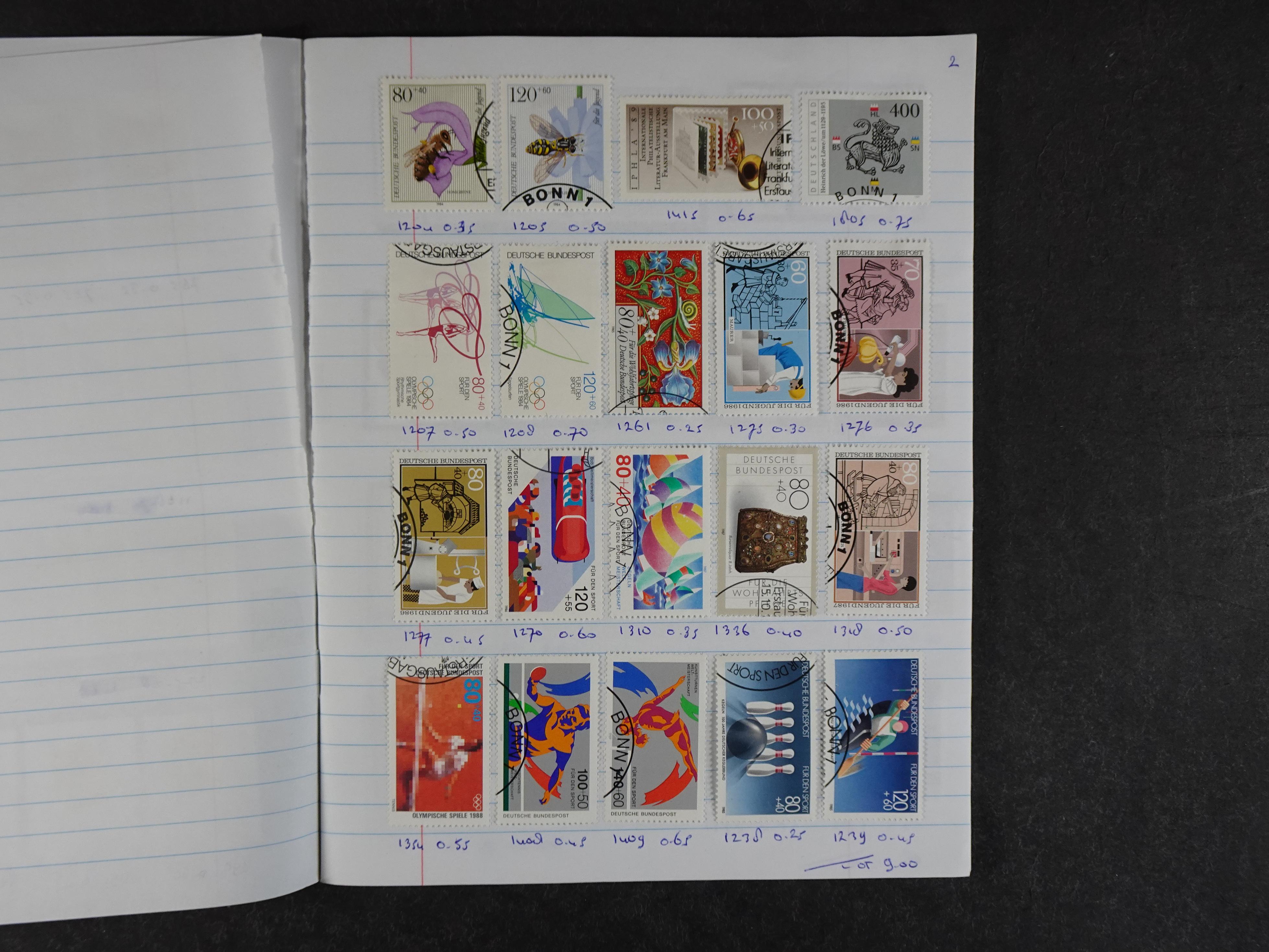 Mooie partij rondzendboekjes enorme restwaarde leuk voor weder verkoper.  268