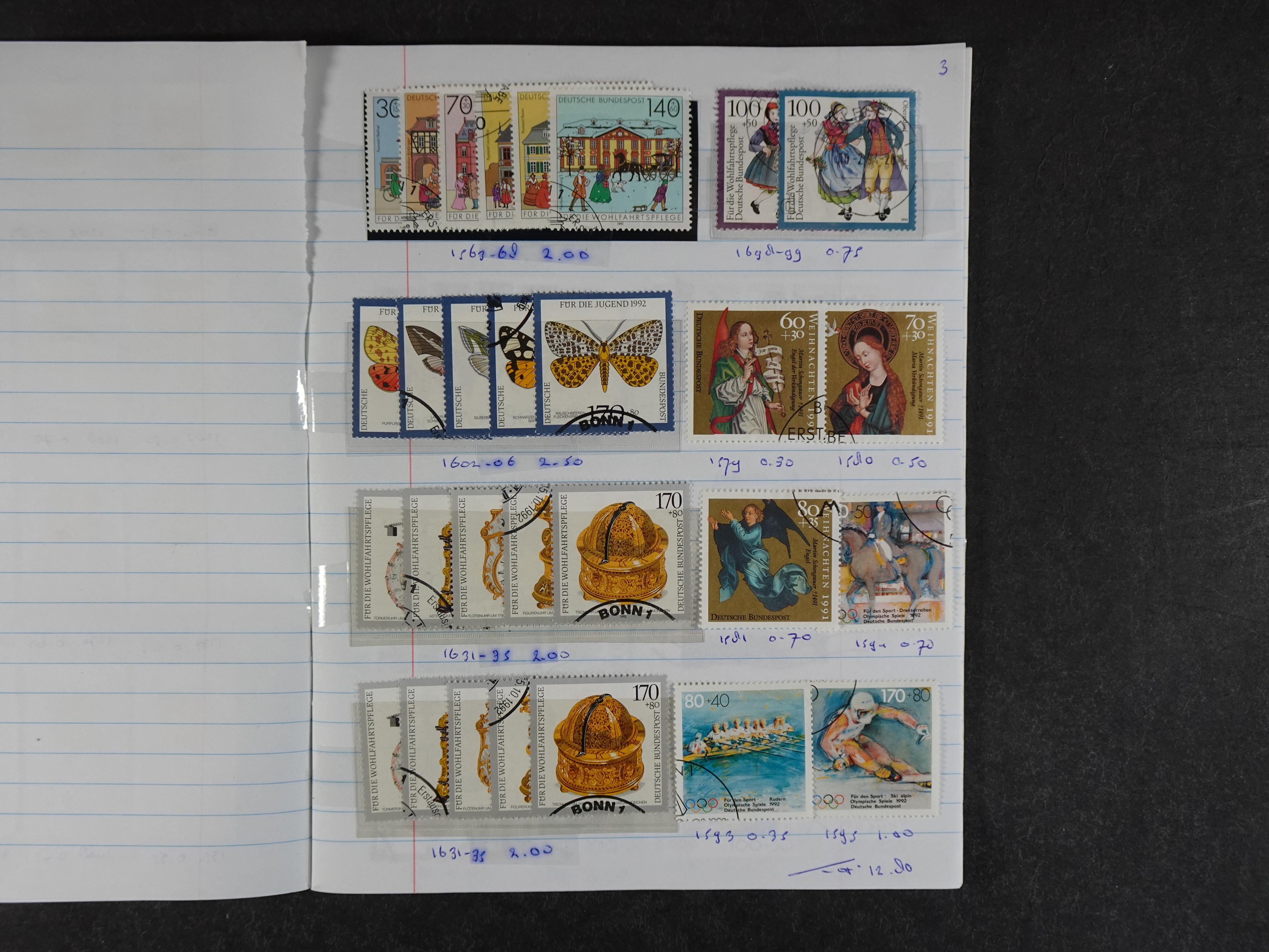 Mooie partij rondzendboekjes enorme restwaarde leuk voor weder verkoper.  269