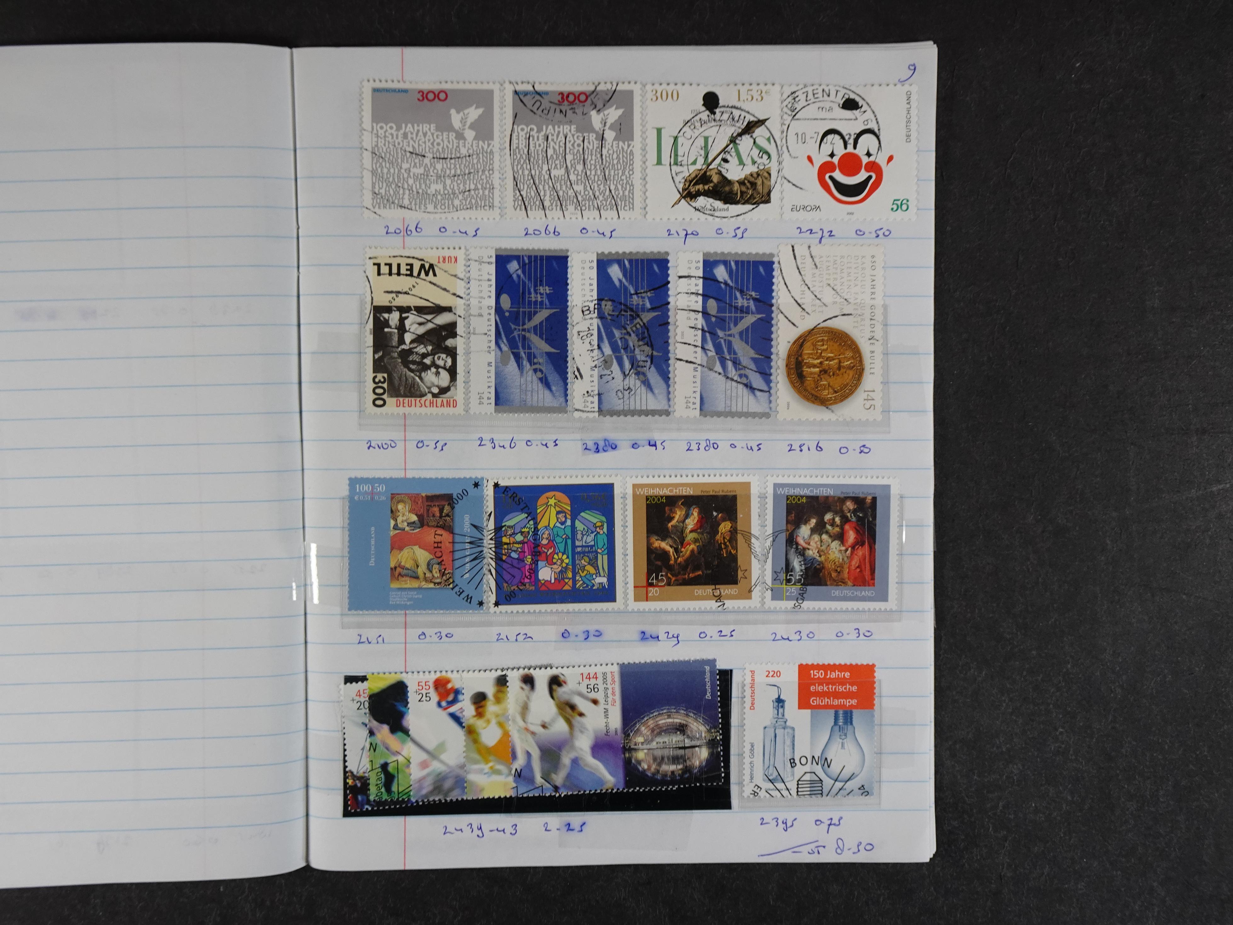 Mooie partij rondzendboekjes enorme restwaarde leuk voor weder verkoper.  275