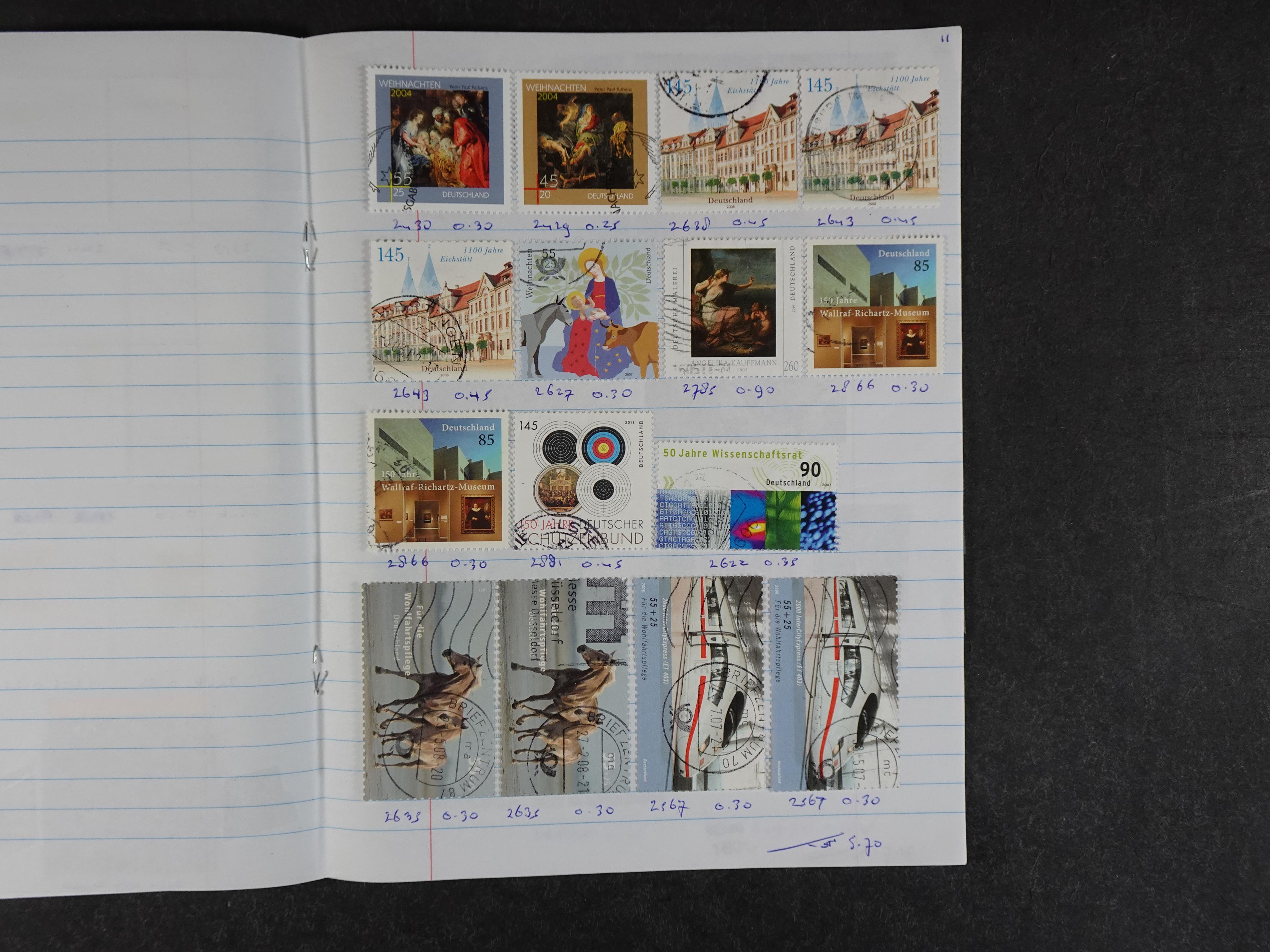 Mooie partij rondzendboekjes enorme restwaarde leuk voor weder verkoper.  277