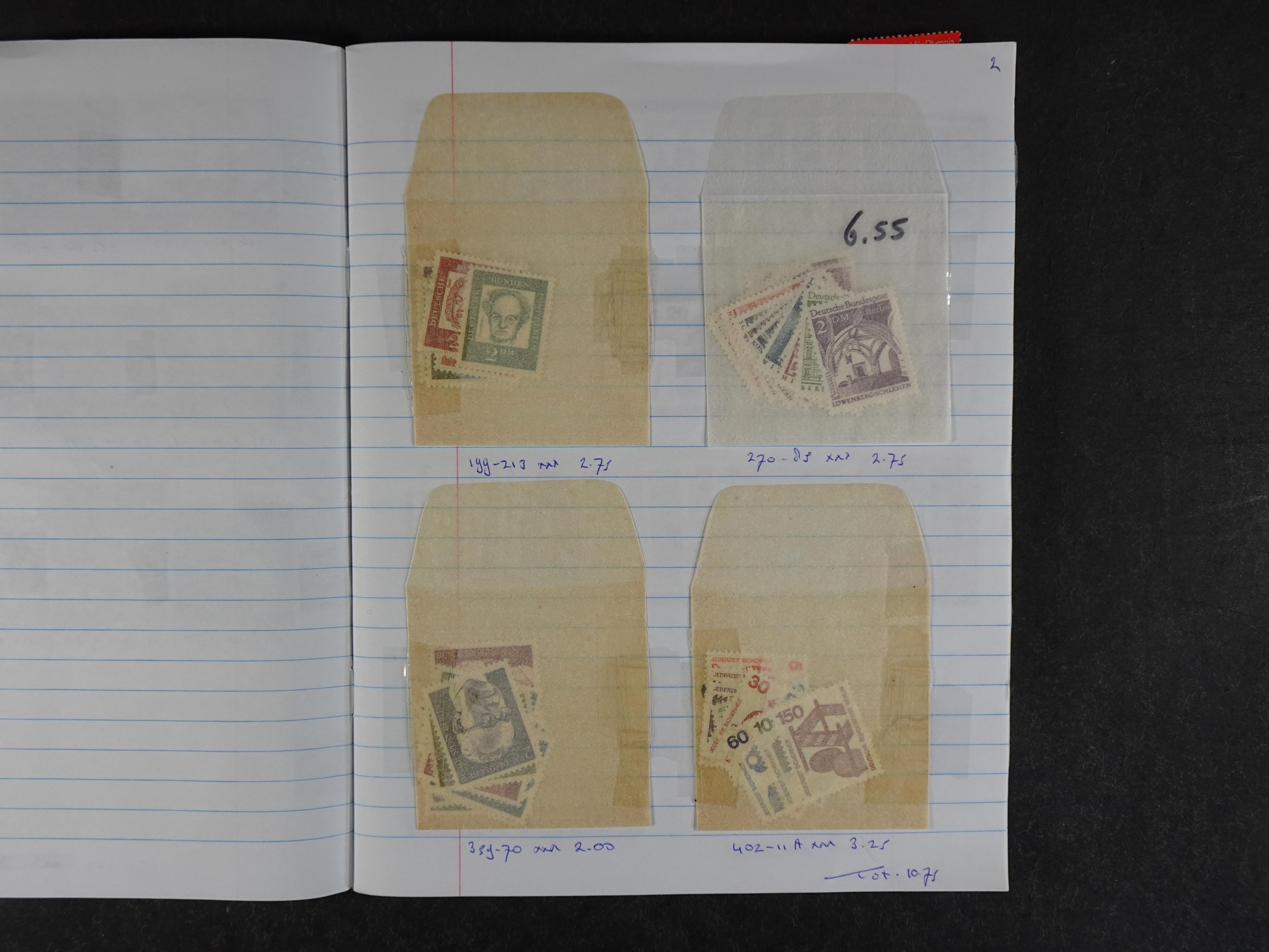 Mooie partij rondzendboekjes enorme restwaarde leuk voor weder verkoper.  283