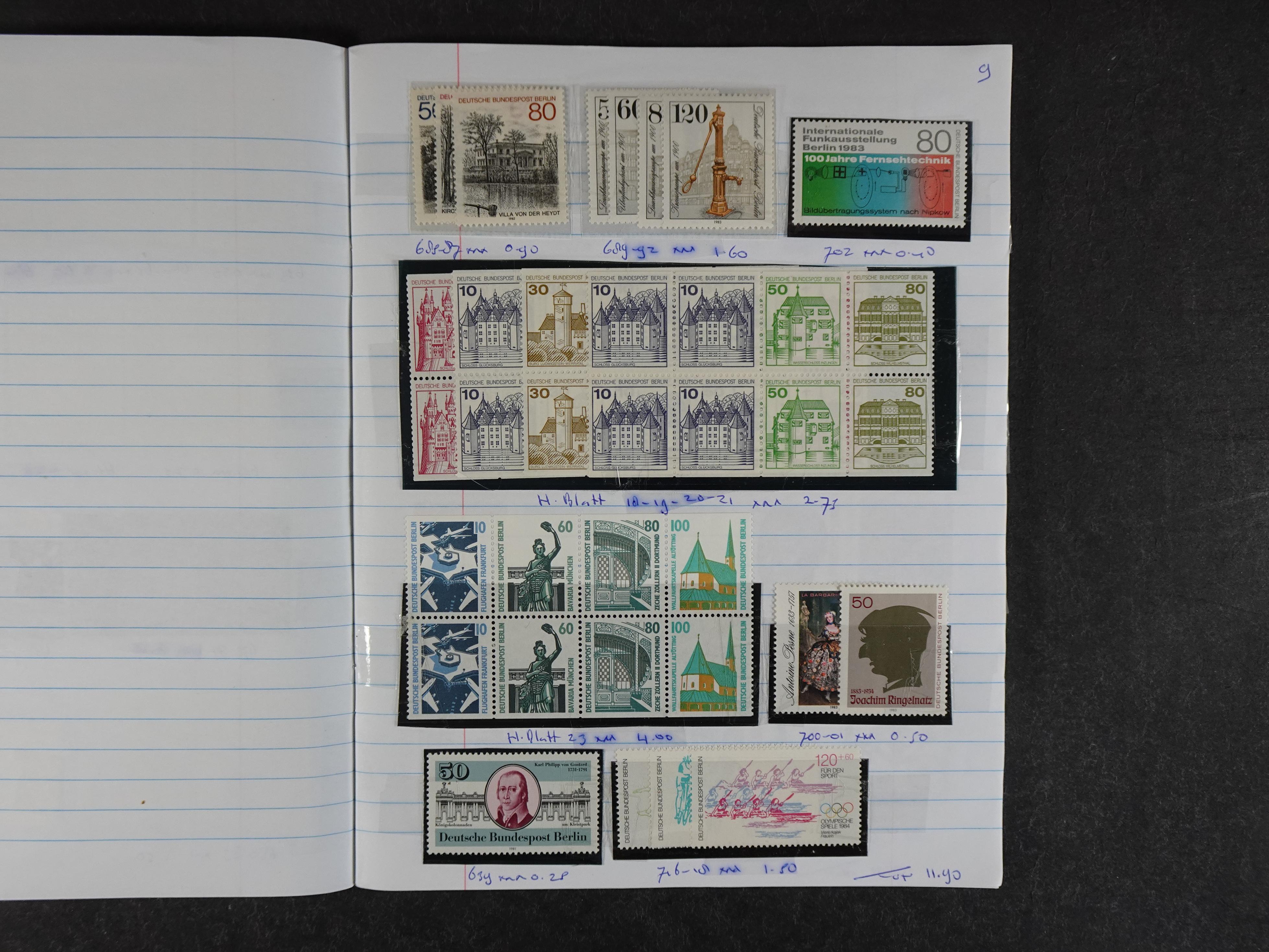 Mooie partij rondzendboekjes enorme restwaarde leuk voor weder verkoper.  290