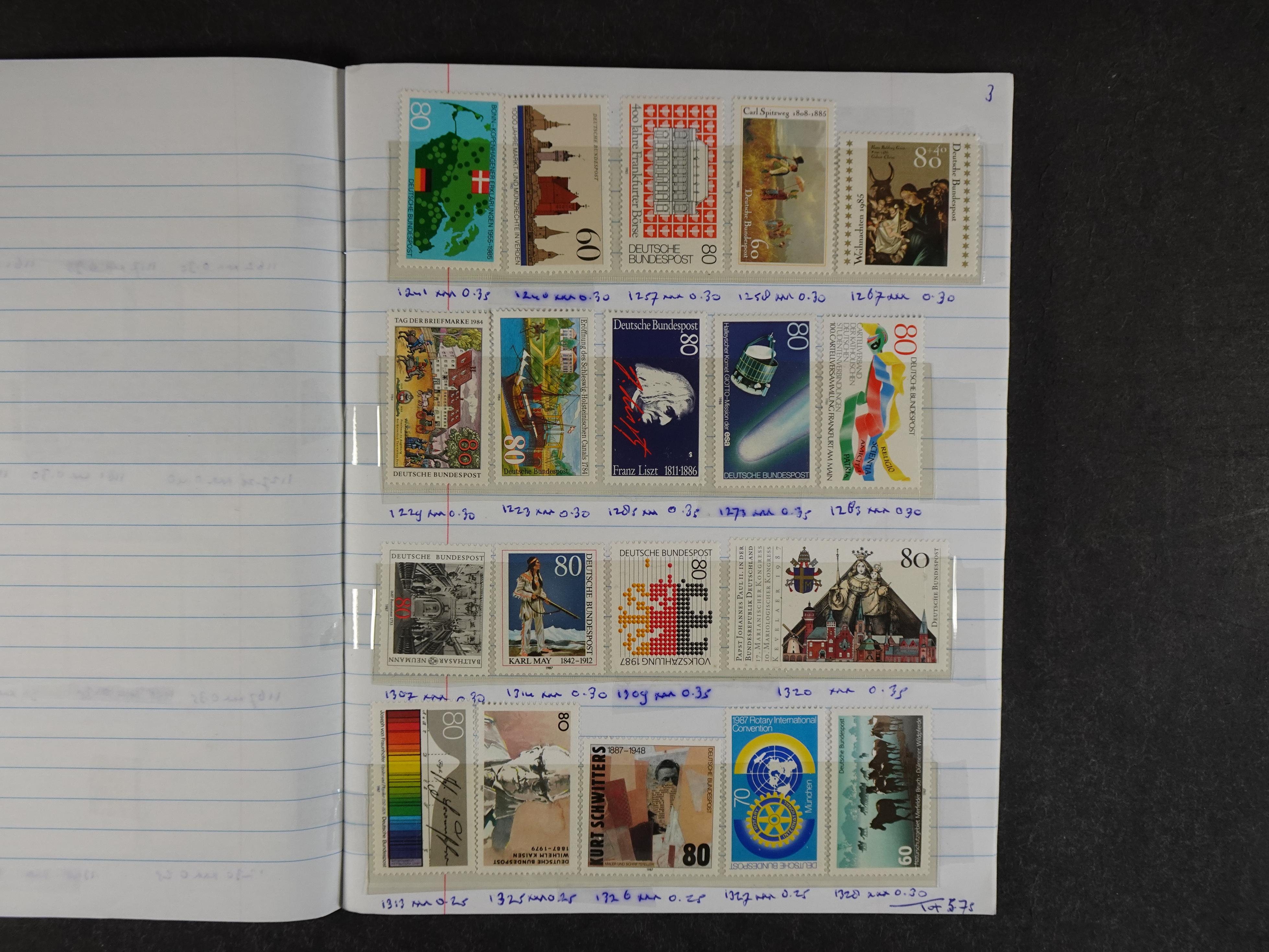 Mooie partij rondzendboekjes enorme restwaarde leuk voor weder verkoper.  304