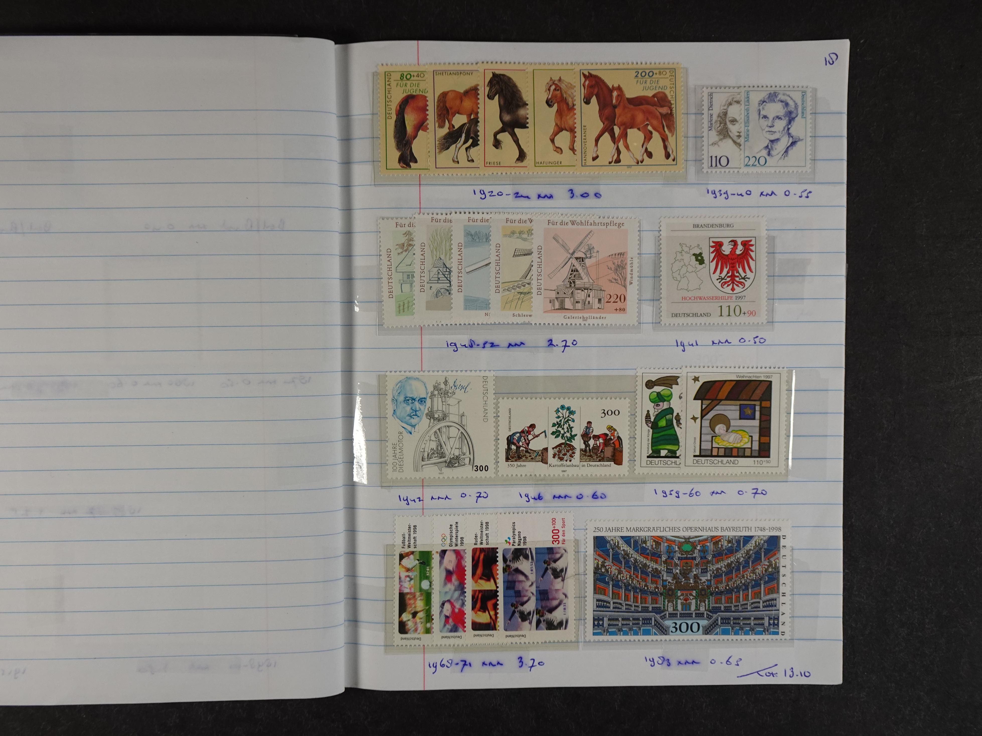 Mooie partij rondzendboekjes enorme restwaarde leuk voor weder verkoper.  319