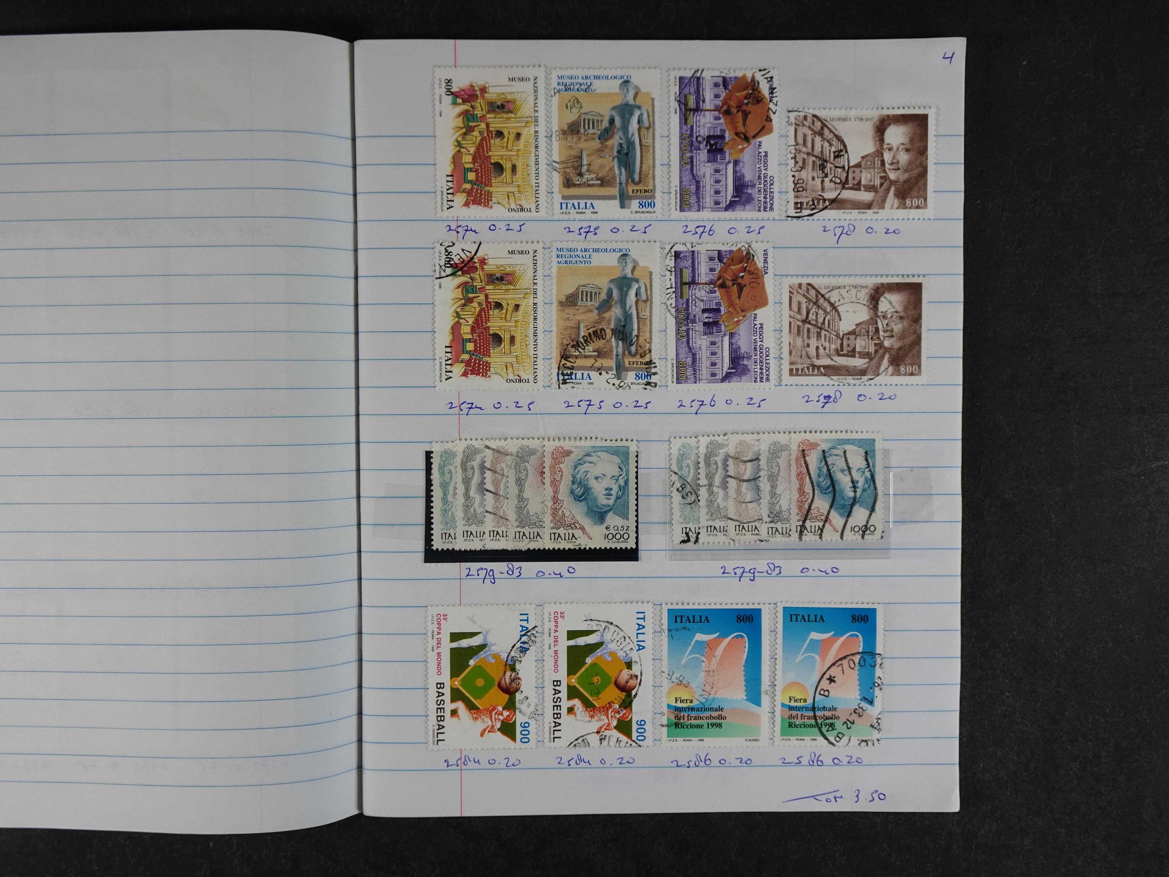 Mooie partij rondzendboekjes enorme restwaarde leuk voor weder verkoper.  344