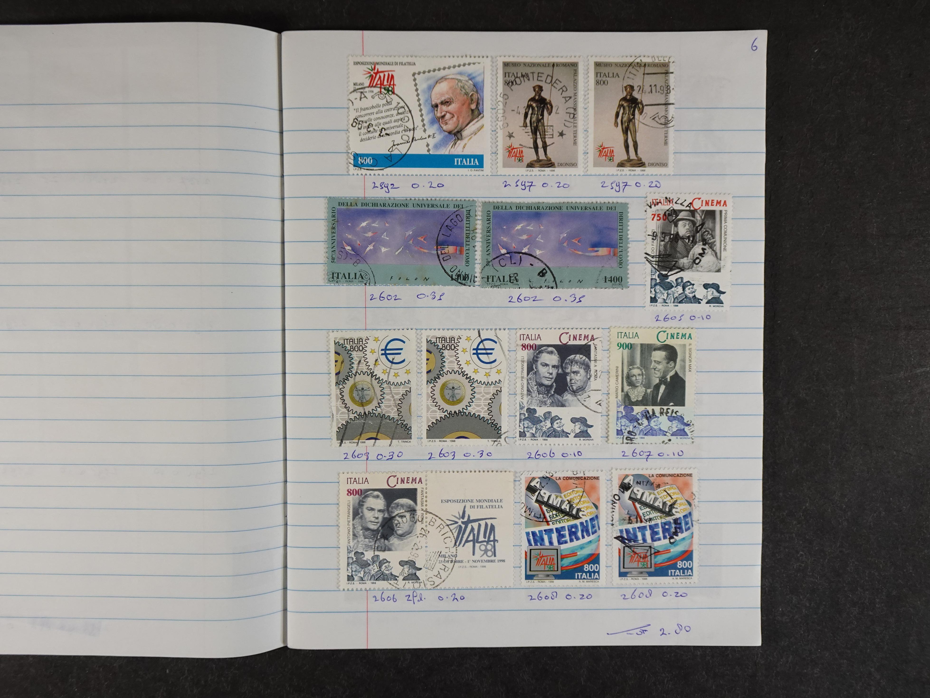 Mooie partij rondzendboekjes enorme restwaarde leuk voor weder verkoper.  346