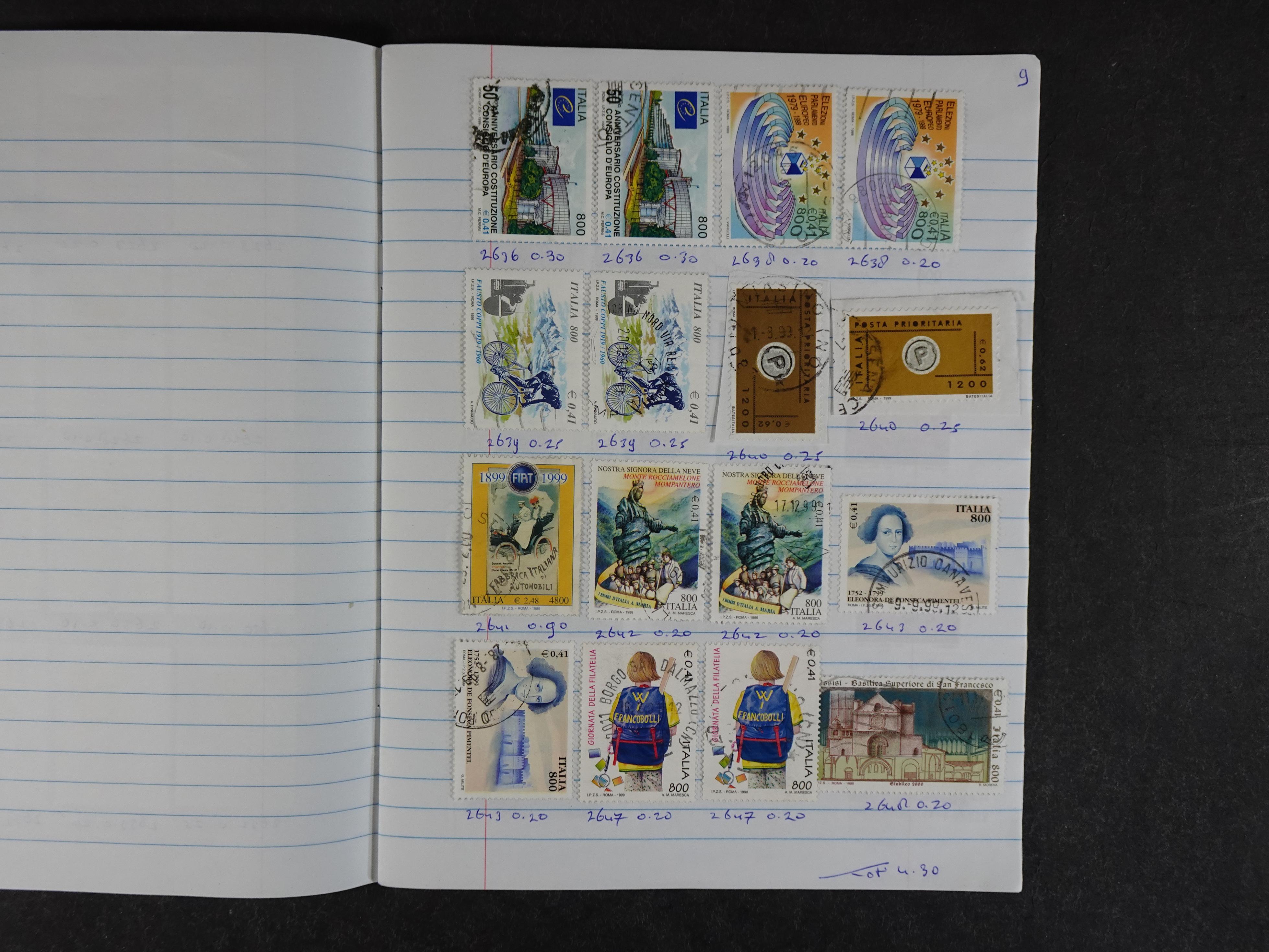 Mooie partij rondzendboekjes enorme restwaarde leuk voor weder verkoper.  349