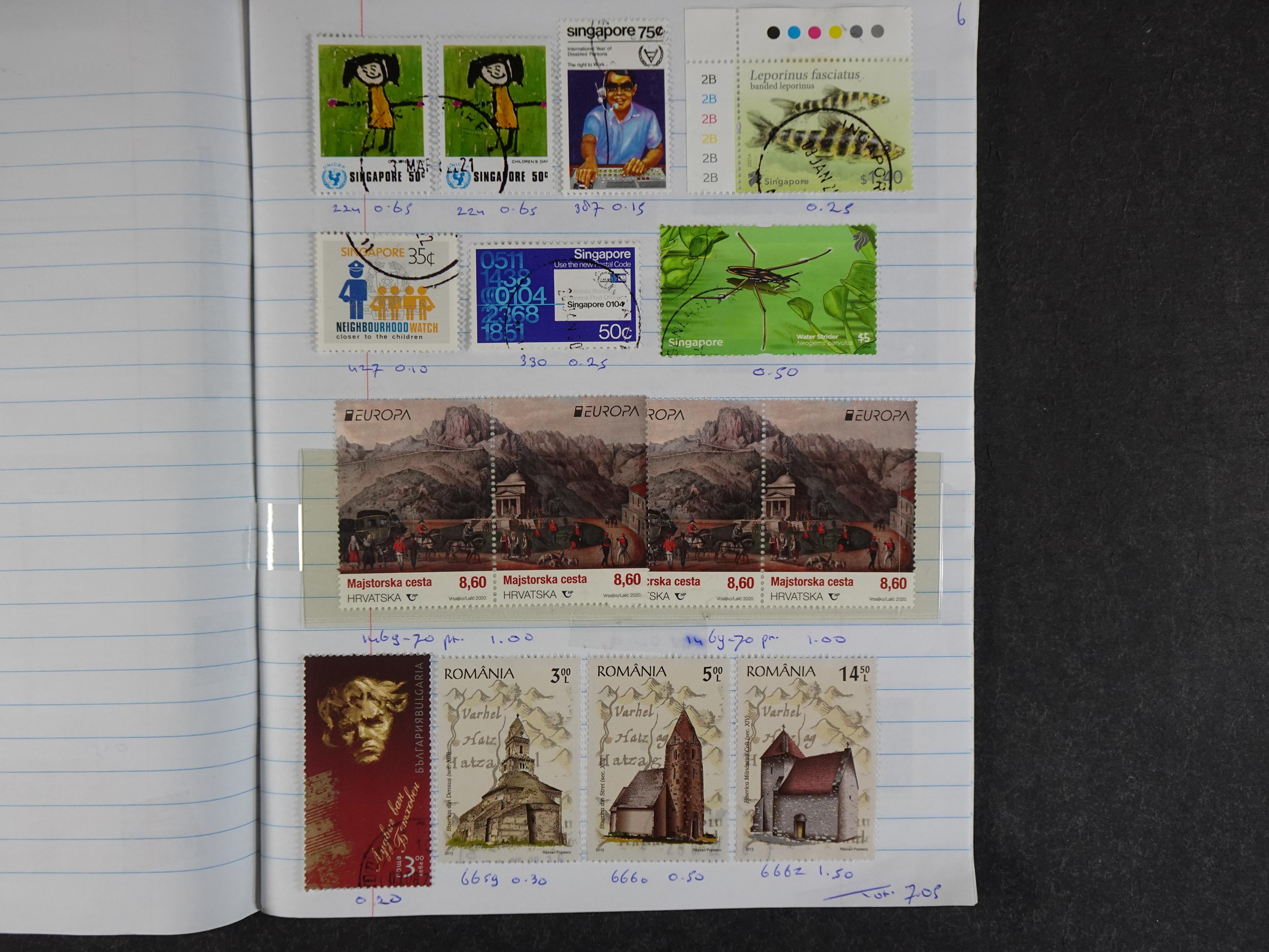 Mooie partij rondzendboekjes enorme restwaarde leuk voor weder verkoper.  406