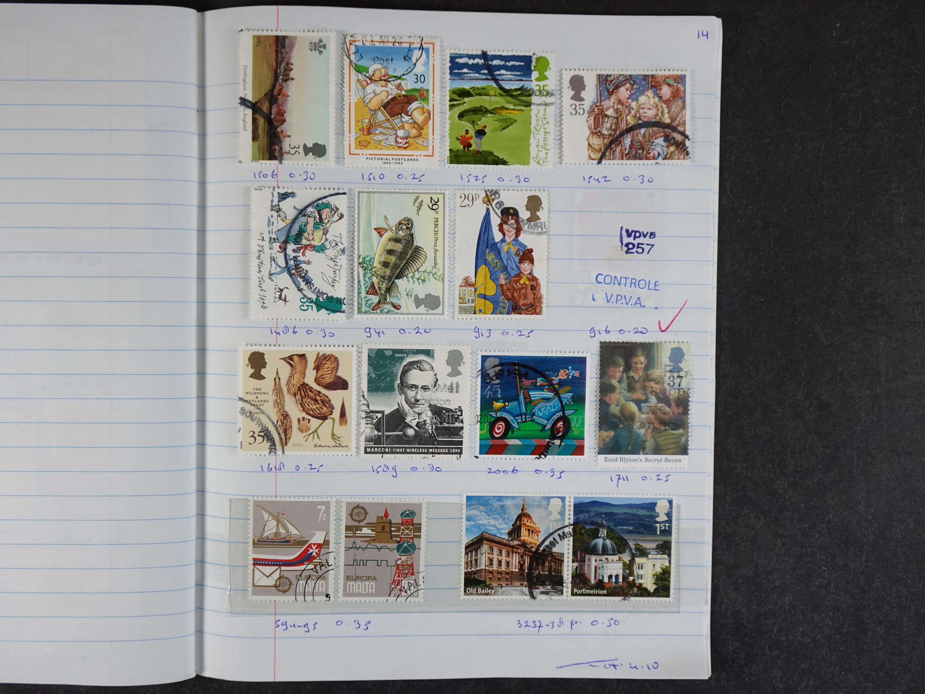 Mooie partij rondzendboekjes enorme restwaarde leuk voor weder verkoper.  414