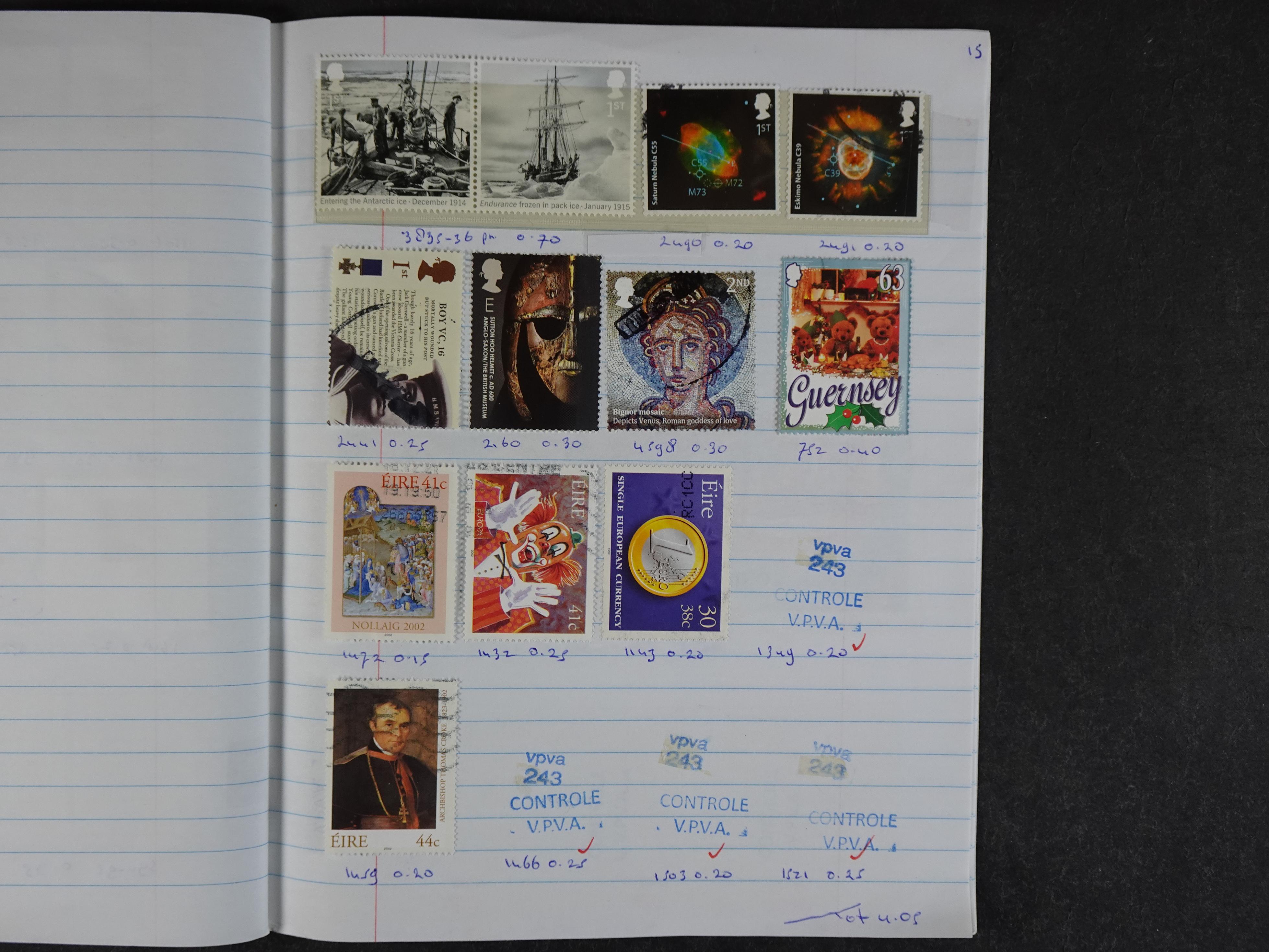 Mooie partij rondzendboekjes enorme restwaarde leuk voor weder verkoper.  415