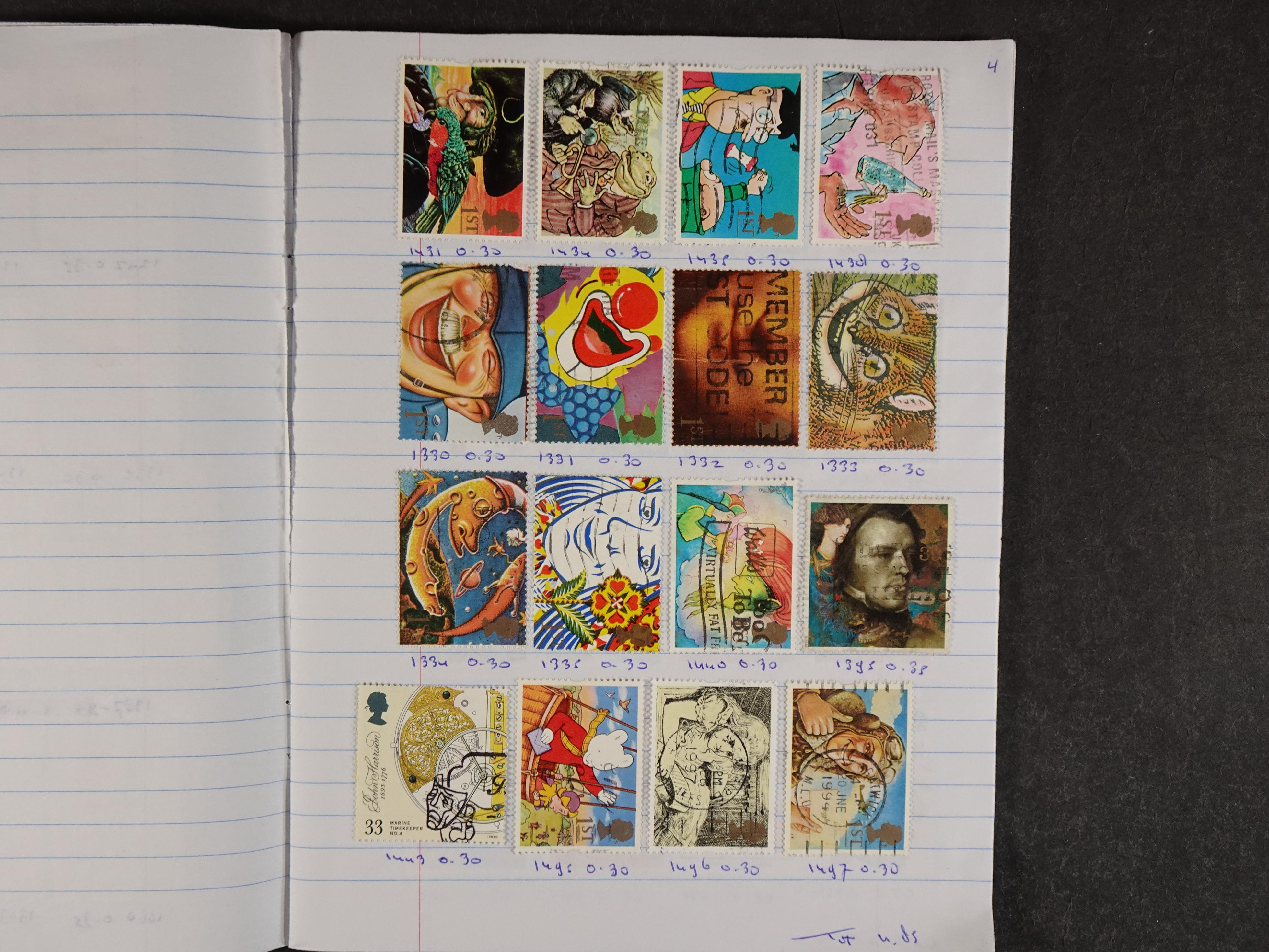 Mooie partij rondzendboekjes enorme restwaarde leuk voor weder verkoper.  424