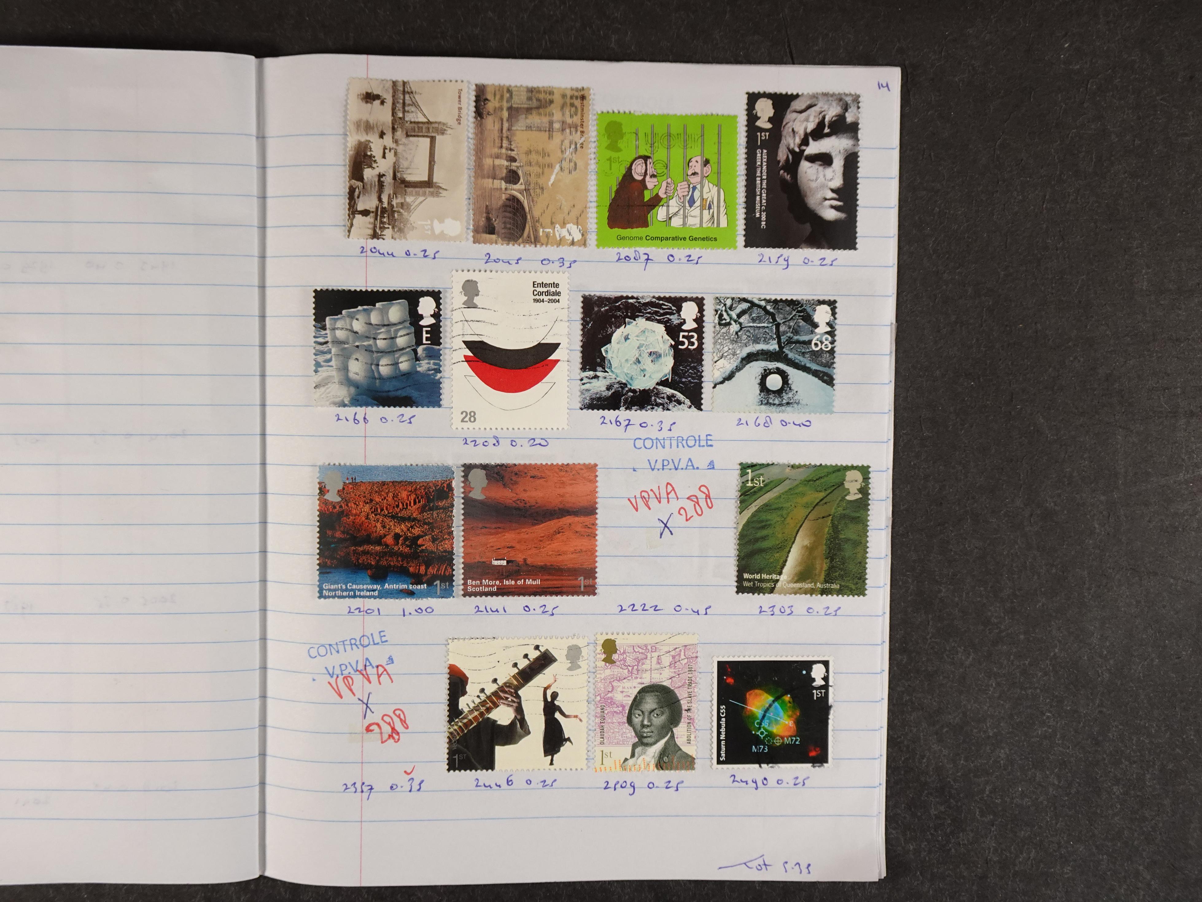 Mooie partij rondzendboekjes enorme restwaarde leuk voor weder verkoper.  434