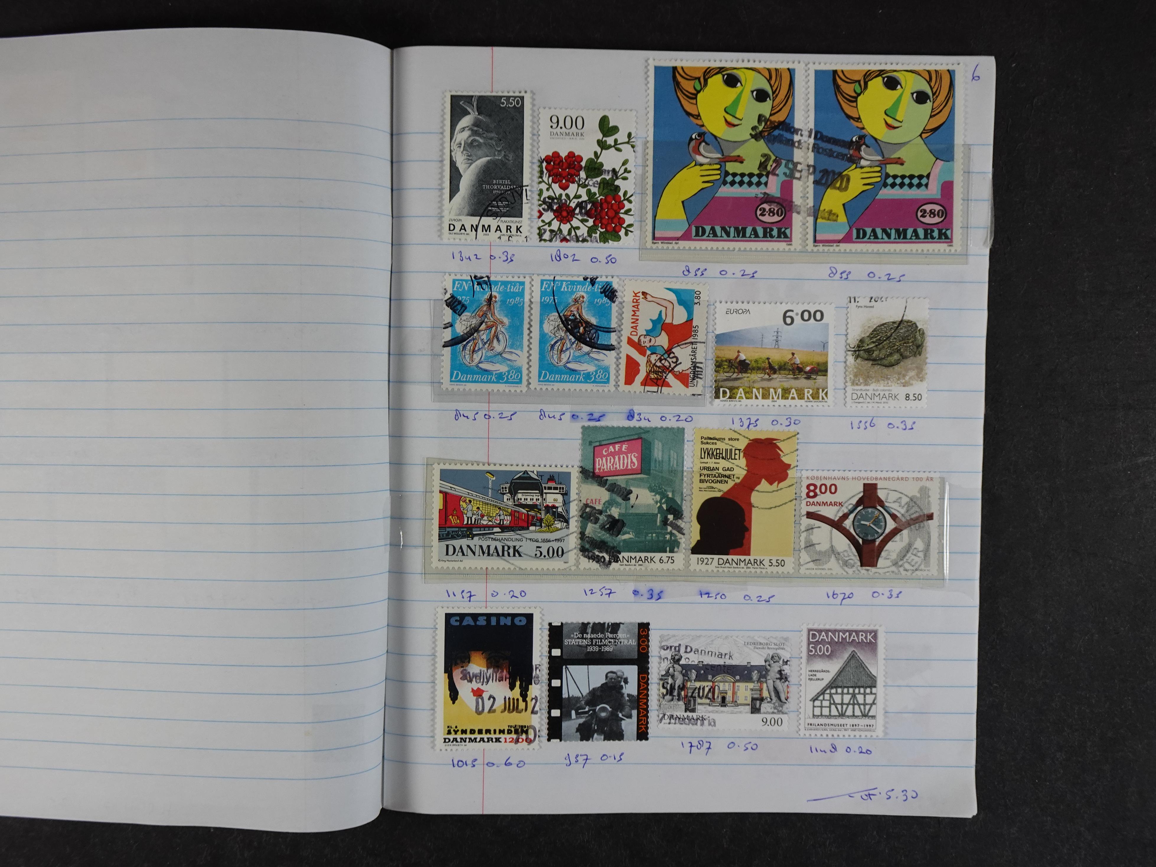 Mooie partij rondzendboekjes enorme restwaarde leuk voor weder verkoper.  495