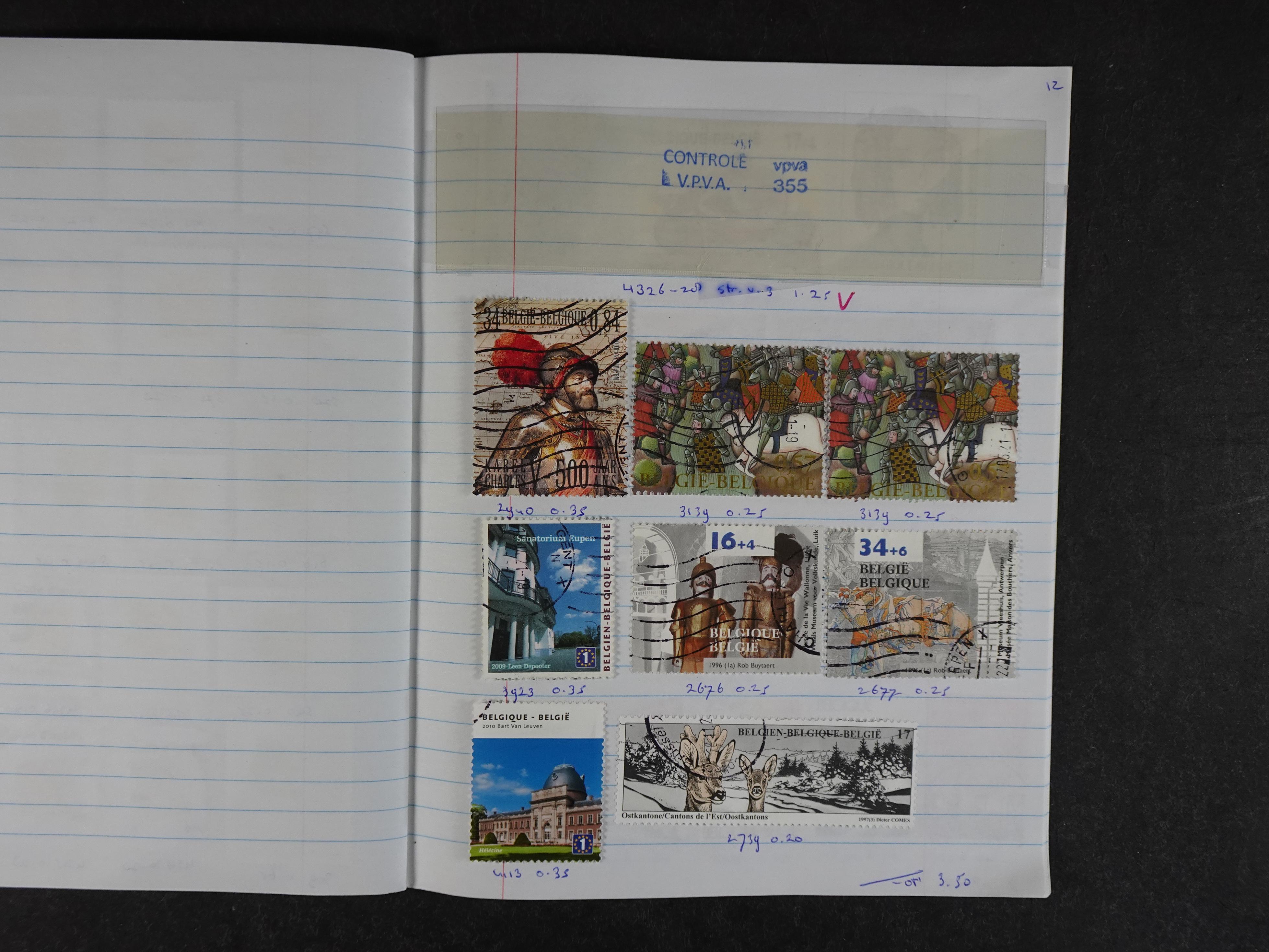 Mooie partij rondzendboekjes enorme restwaarde leuk voor weder verkoper.  501