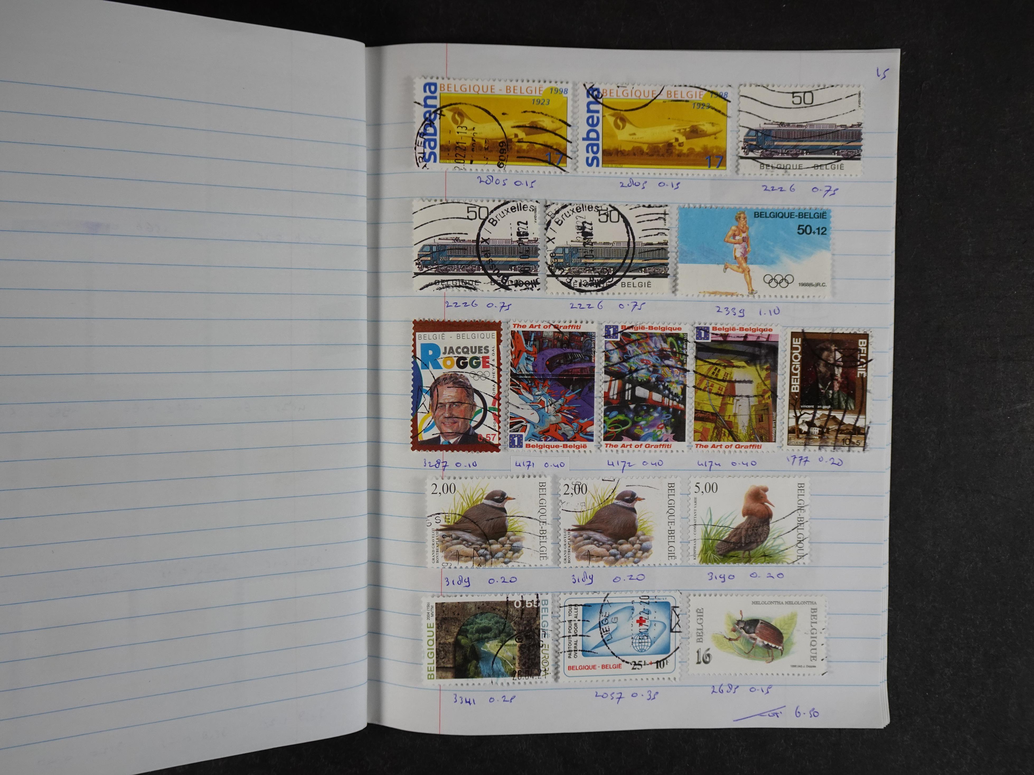 Mooie partij rondzendboekjes enorme restwaarde leuk voor weder verkoper.  504