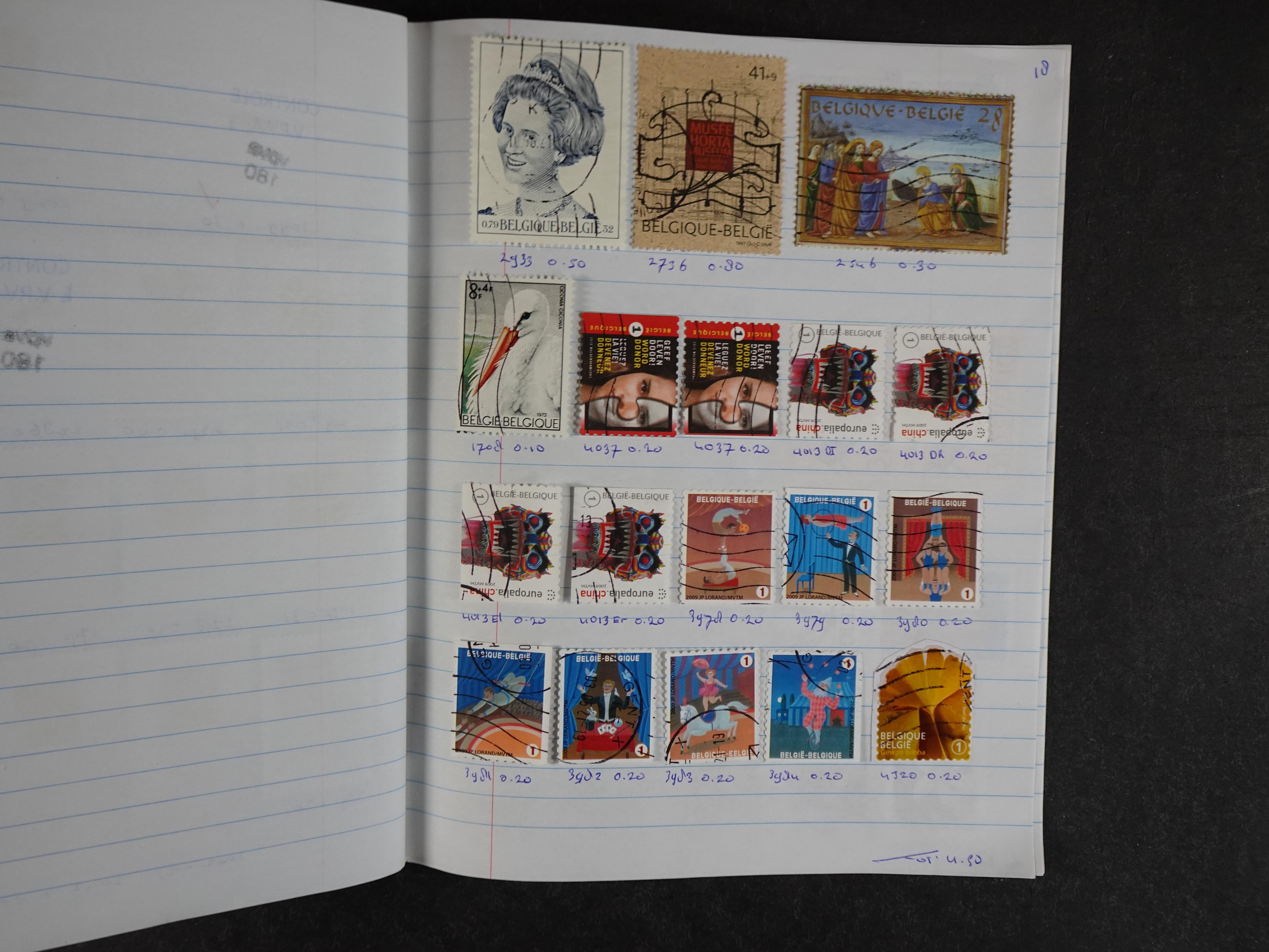 Mooie partij rondzendboekjes enorme restwaarde leuk voor weder verkoper.  507