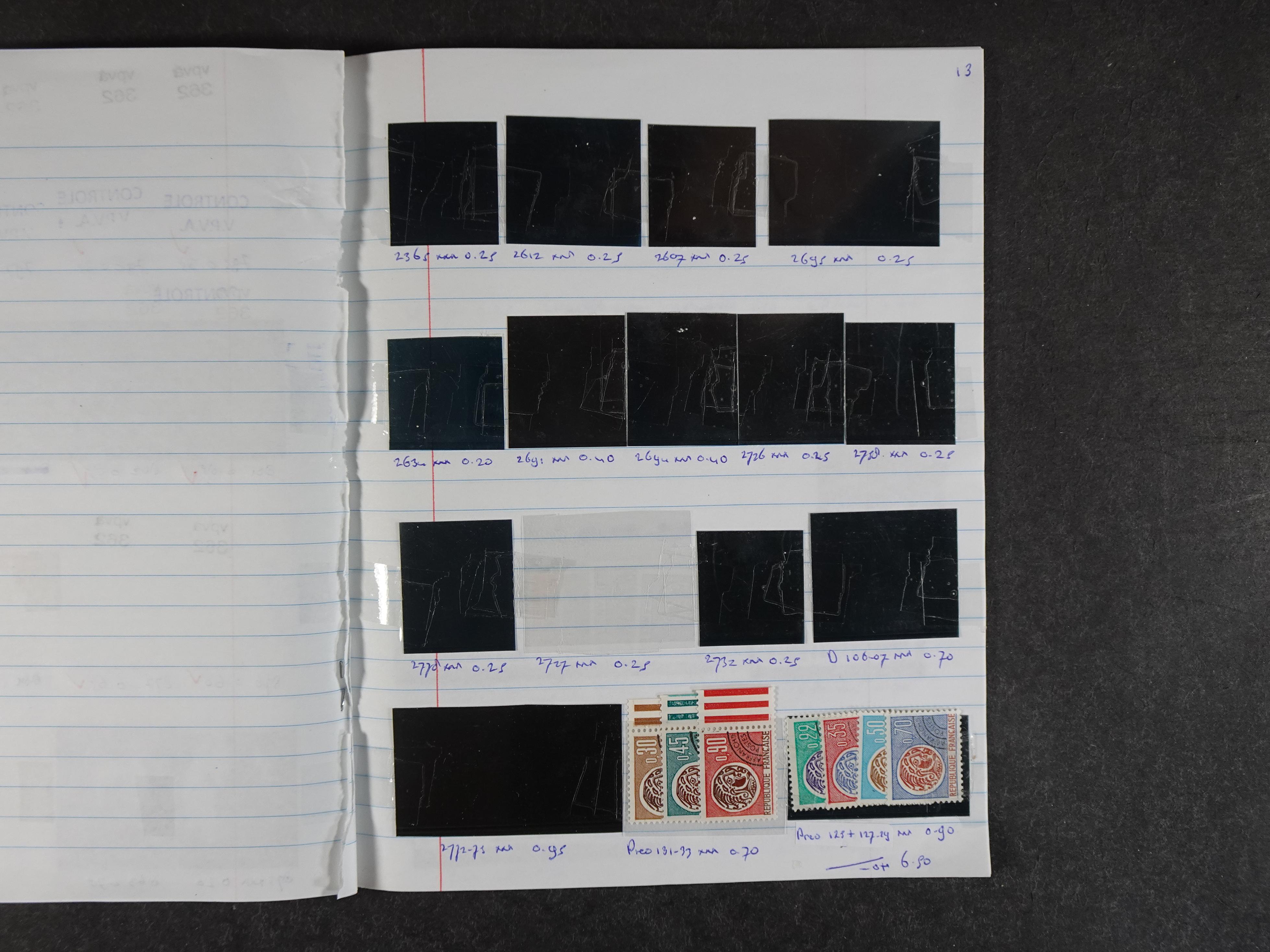 Mooie partij rondzendboekjes enorme restwaarde leuk voor weder verkoper.  541