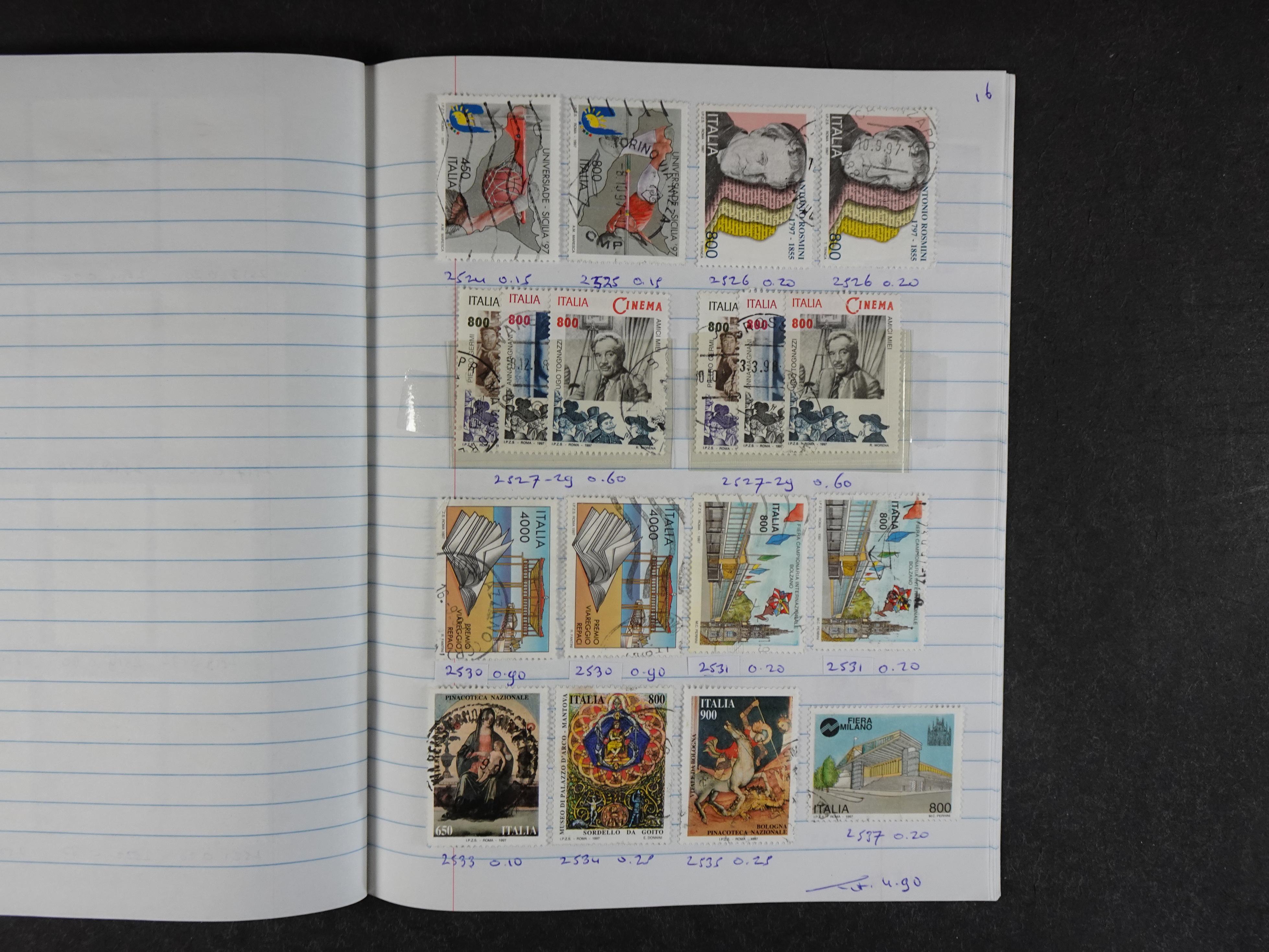 Mooie partij rondzendboekjes enorme restwaarde leuk voor weder verkoper.  568