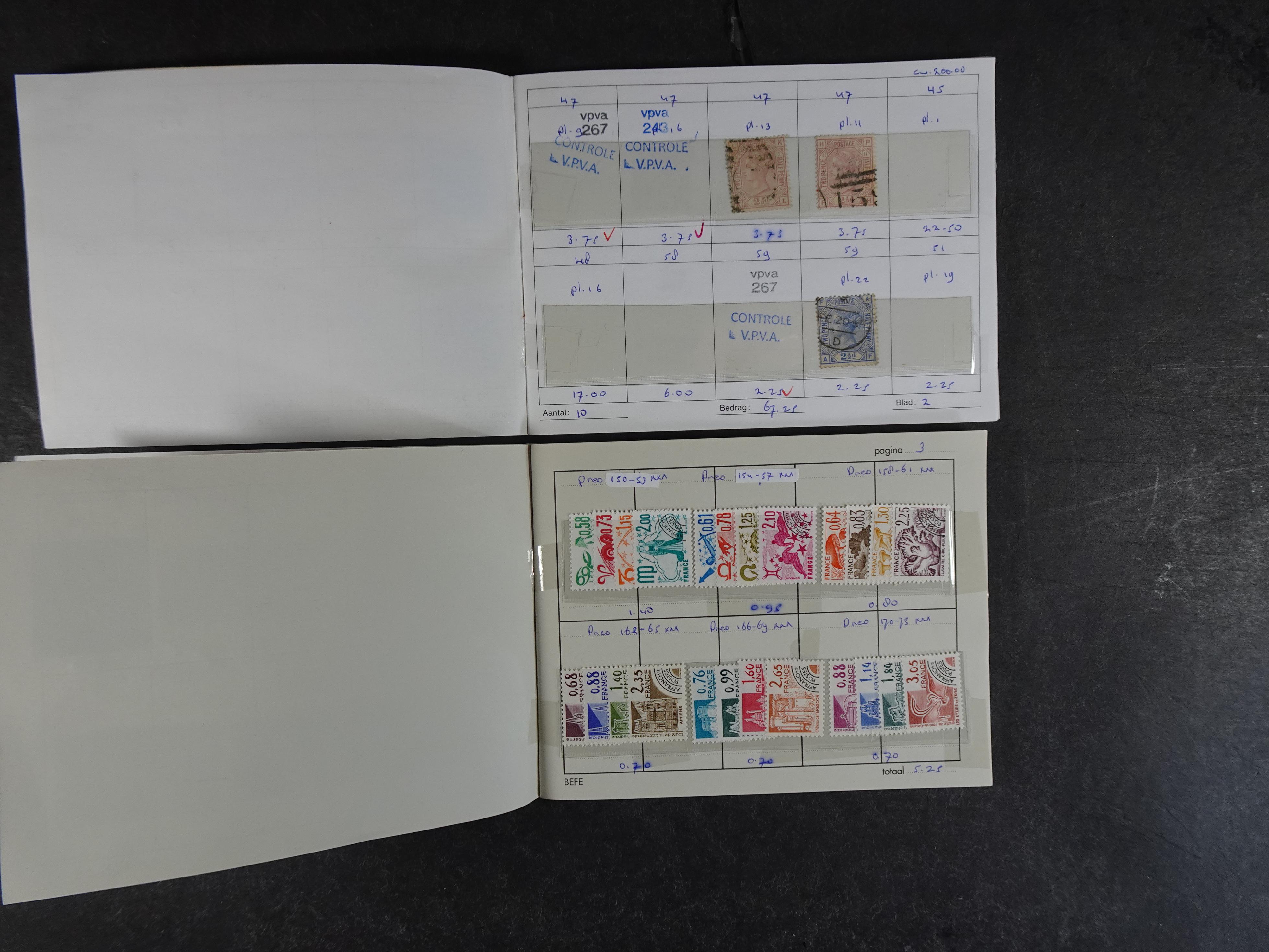 Mooie partij rondzendboekjes enorme restwaarde leuk voor weder verkoper.  599